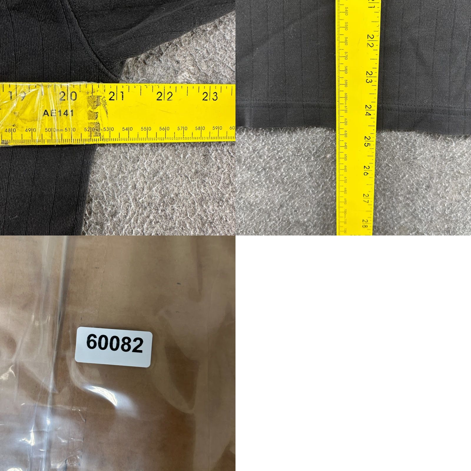 George VINTAGE George Shirt Mens Small Black Long Sleeve Thermal Ribbed Pullover Y2K Size US S / EU 44-46 / 1 - 8 Thumbnail