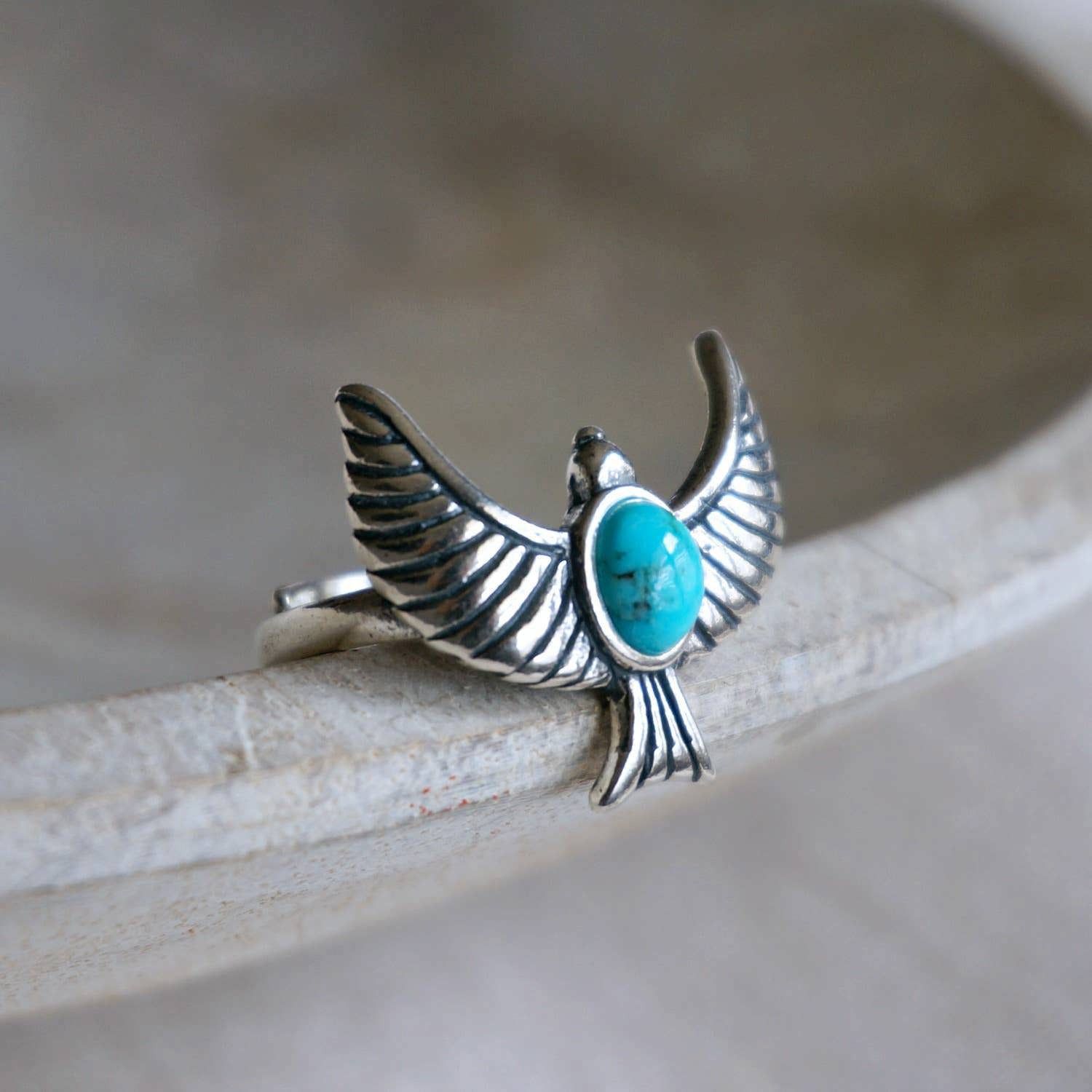 Other Native American Eagle Turquoise Necklace, Genuine Sterling S Size ONE SIZE - 7 Thumbnail