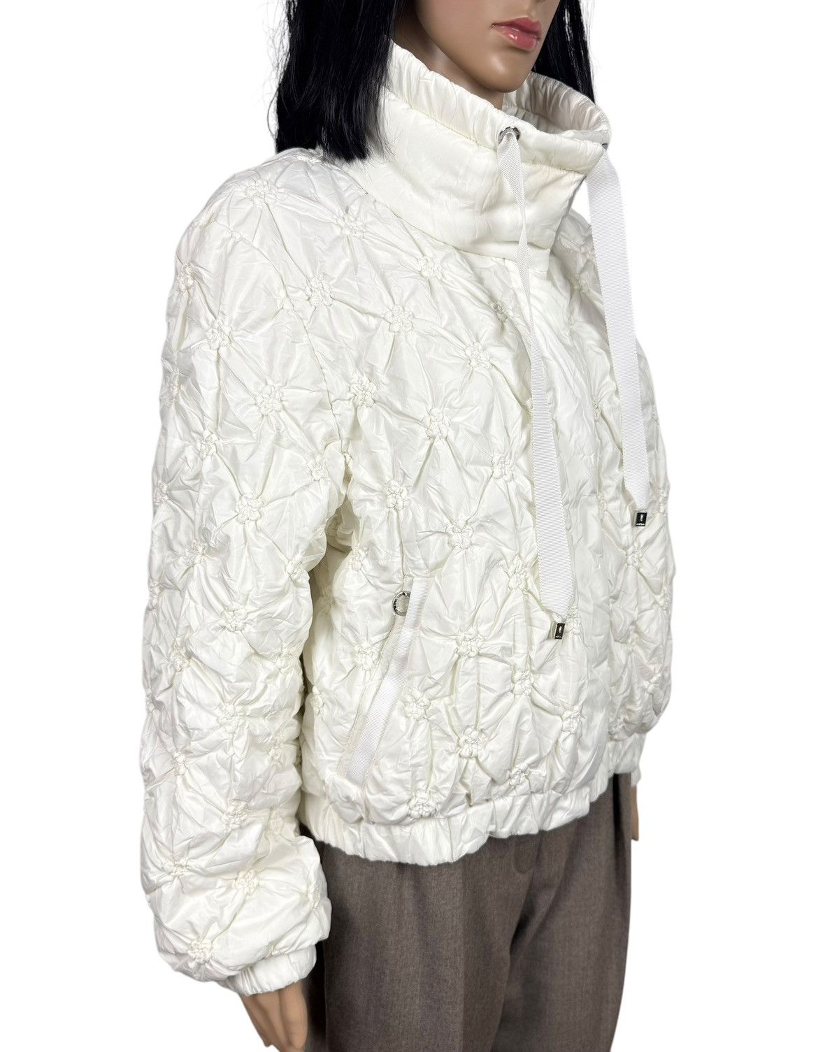 Other Marc Cain Quilted Jacket Decor Flowers Mock Neck size 3 Size M / US 6-8 / IT 42-44 - 3 Thumbnail
