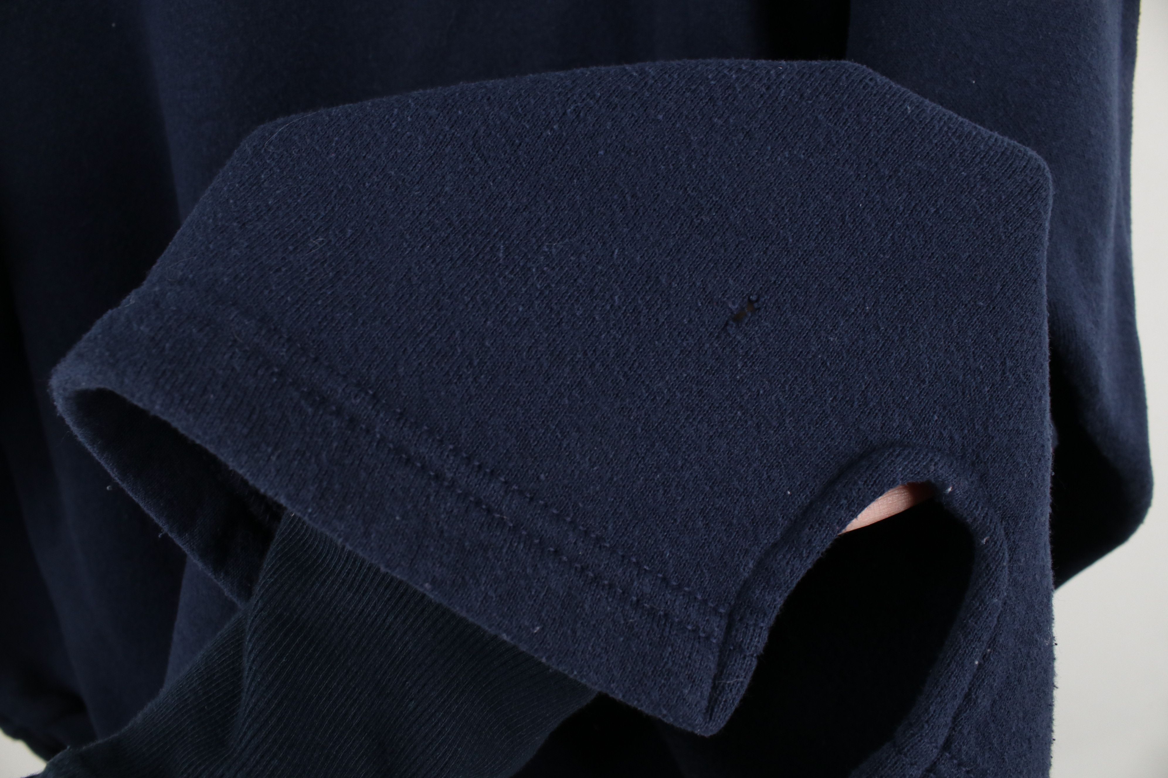 Vintage Vintage 90s Streetwear Tunic Turtleneck Sweatshirt Blue USA Size XL / US 12-14 / IT 48-50 - 9 Thumbnail