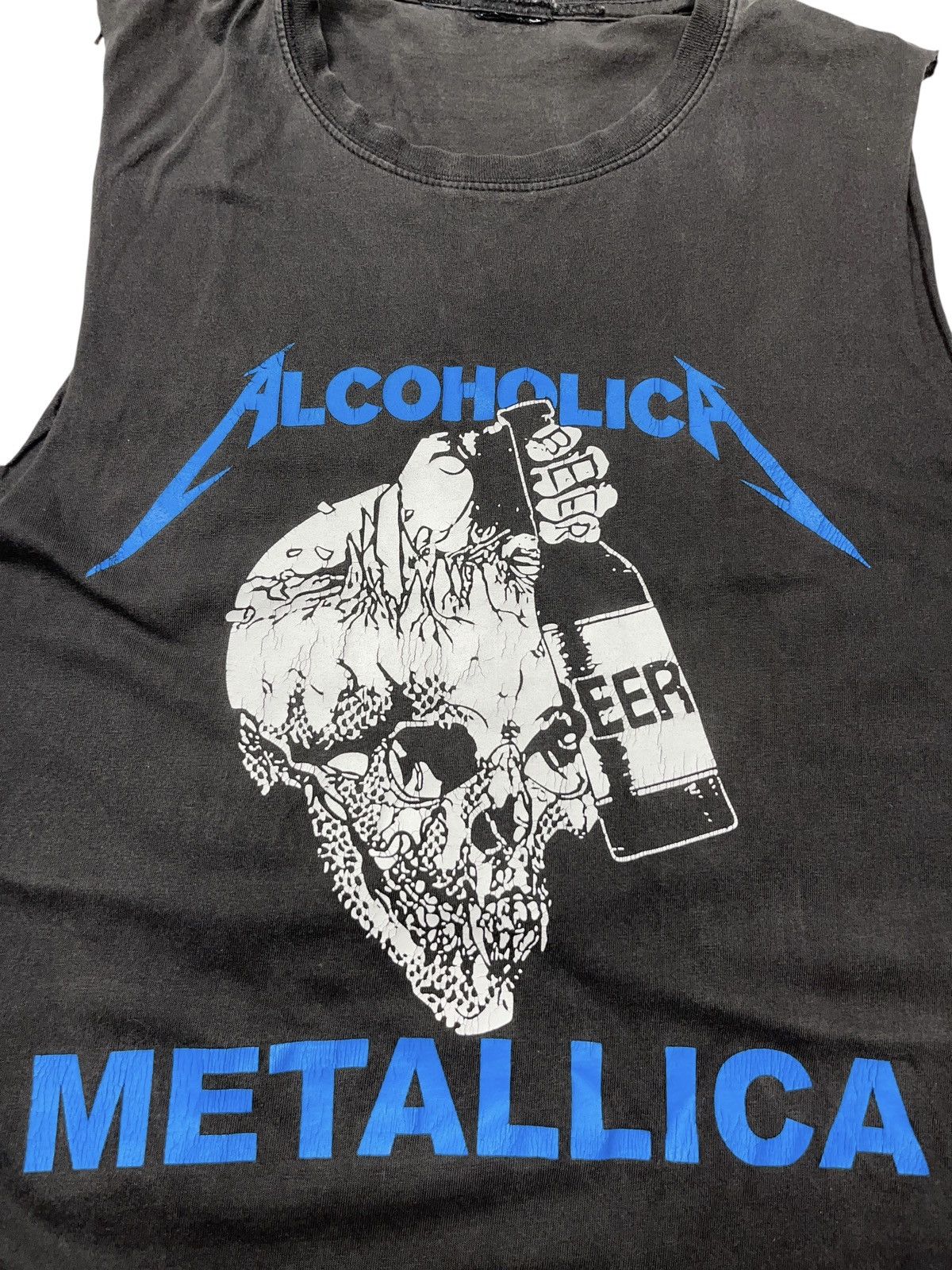Metallica Vintage Metallica Alcoholica Trashed Tank Top Shirt 90s Rare Size US M / EU 48-50 / 2 - 4 Thumbnail