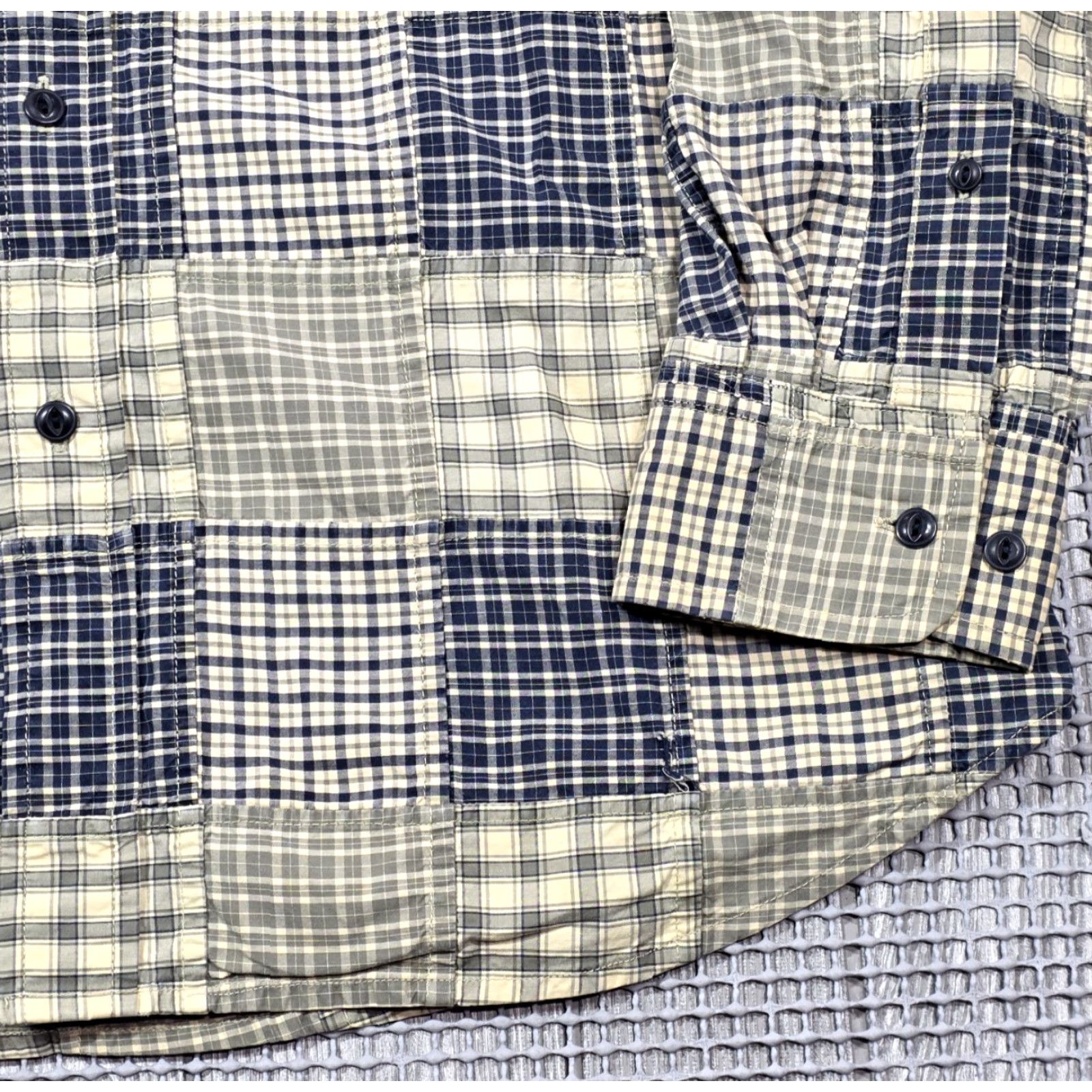 Nautica Nautica Button-Up Shirt Multicolor Madras Patchwork Long Sleeve Vtg L Men’s Shirt Size US L / EU 52-54 / 3 - 4 Thumbnail