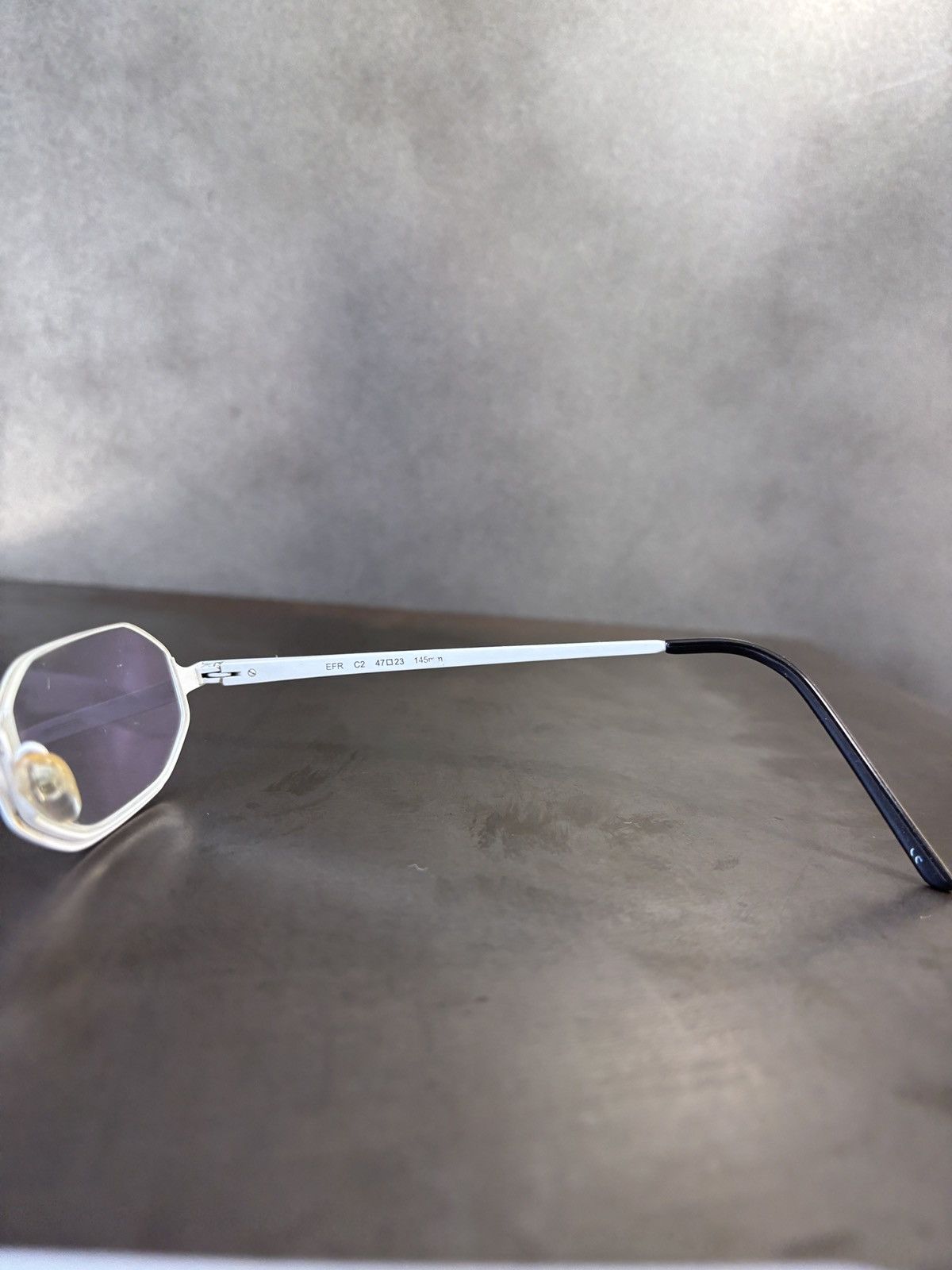 Other Alain Afflelou Eyeglasses Metal Half Rim Frames Drop e-forty Size ONE SIZE - 8 Thumbnail