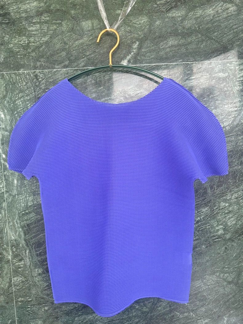 Issey Miyake Issey Miyake ME Series Purple Short Sleeve - dmc Size US S / EU 44-46 / 1 - 1 Thumbnail