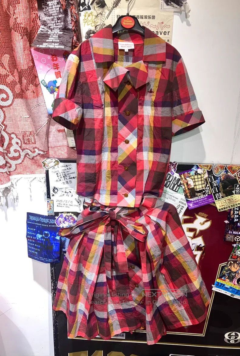Vivienne Westwood Vivienne Westwood Striped tie shirt, skirt, suit set, Satu Size M / US 6-8 / IT 42-44 - 3 Thumbnail