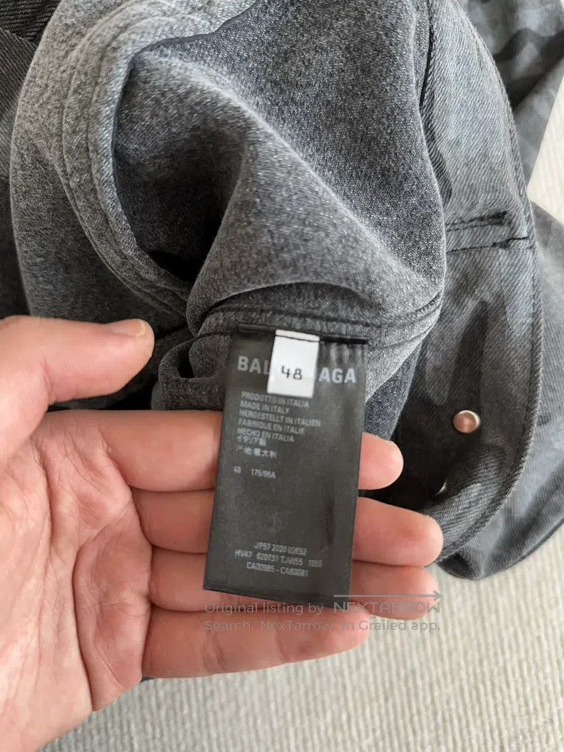 Balenciaga Balenciaga Short Camo Denim Jacket Size US M / EU 48-50 / 2 - 2 Thumbnail