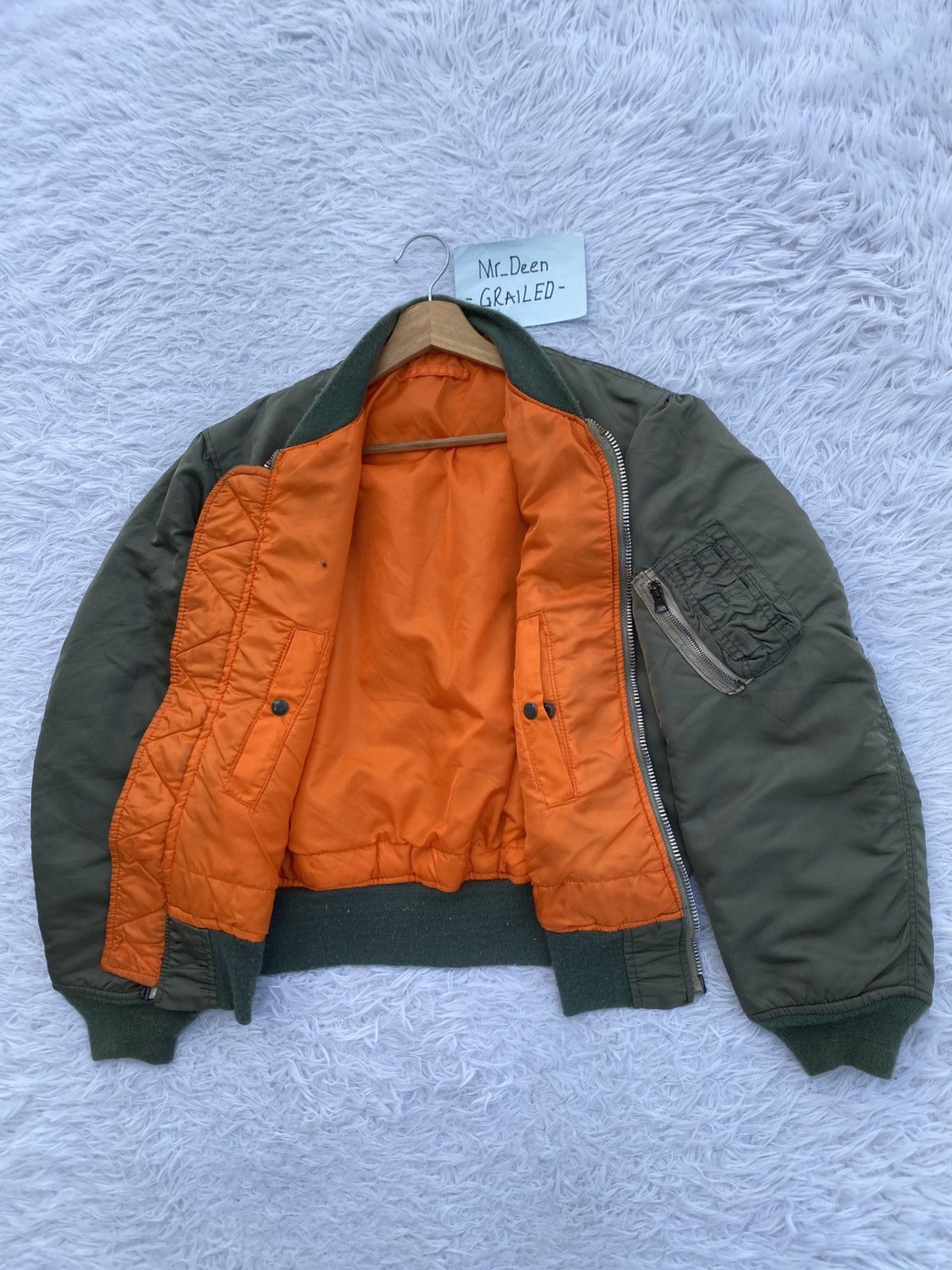 Alpha Industries RARE VINTAGE ALPHA INDUSTRIES MA1 BOMBER JACKET Size US M / EU 48-50 / 2 - 9 Thumbnail