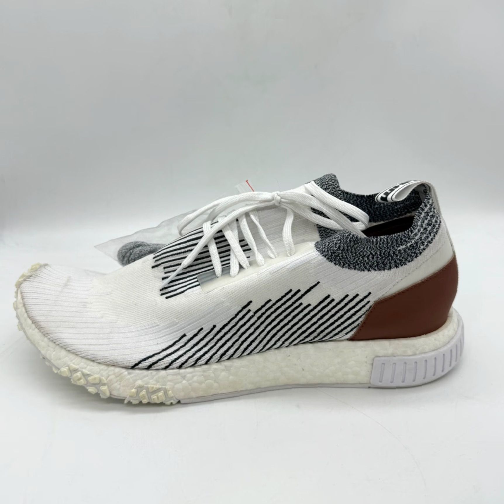 Adidas Adidas Mens White X NMD Racer Sneakers Lace Up Sz 11.5 Monaco White Sneakers Mens Shoes Size US 12 / EU 45 - 6 Thumbnail