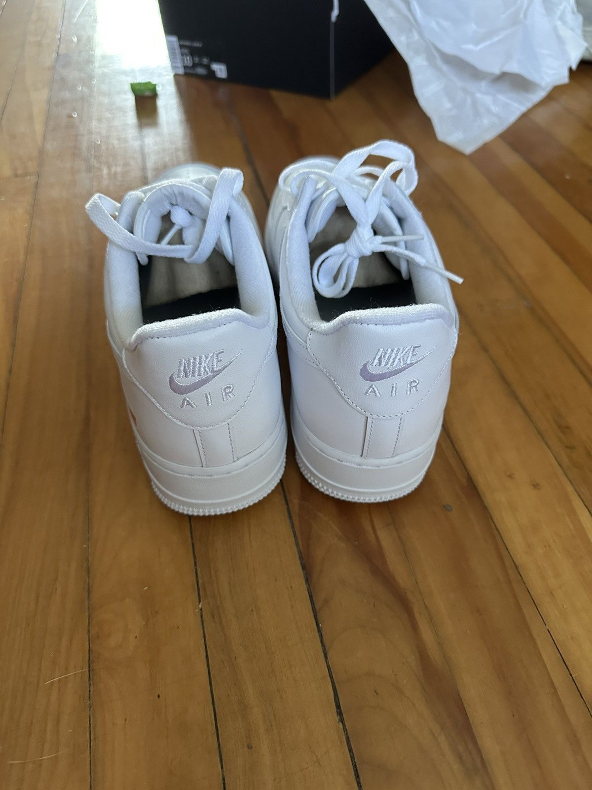 Nike × Supreme Supreme x Nike Air Force 1 Low White Size US 10 / EU 43 - 4 Thumbnail
