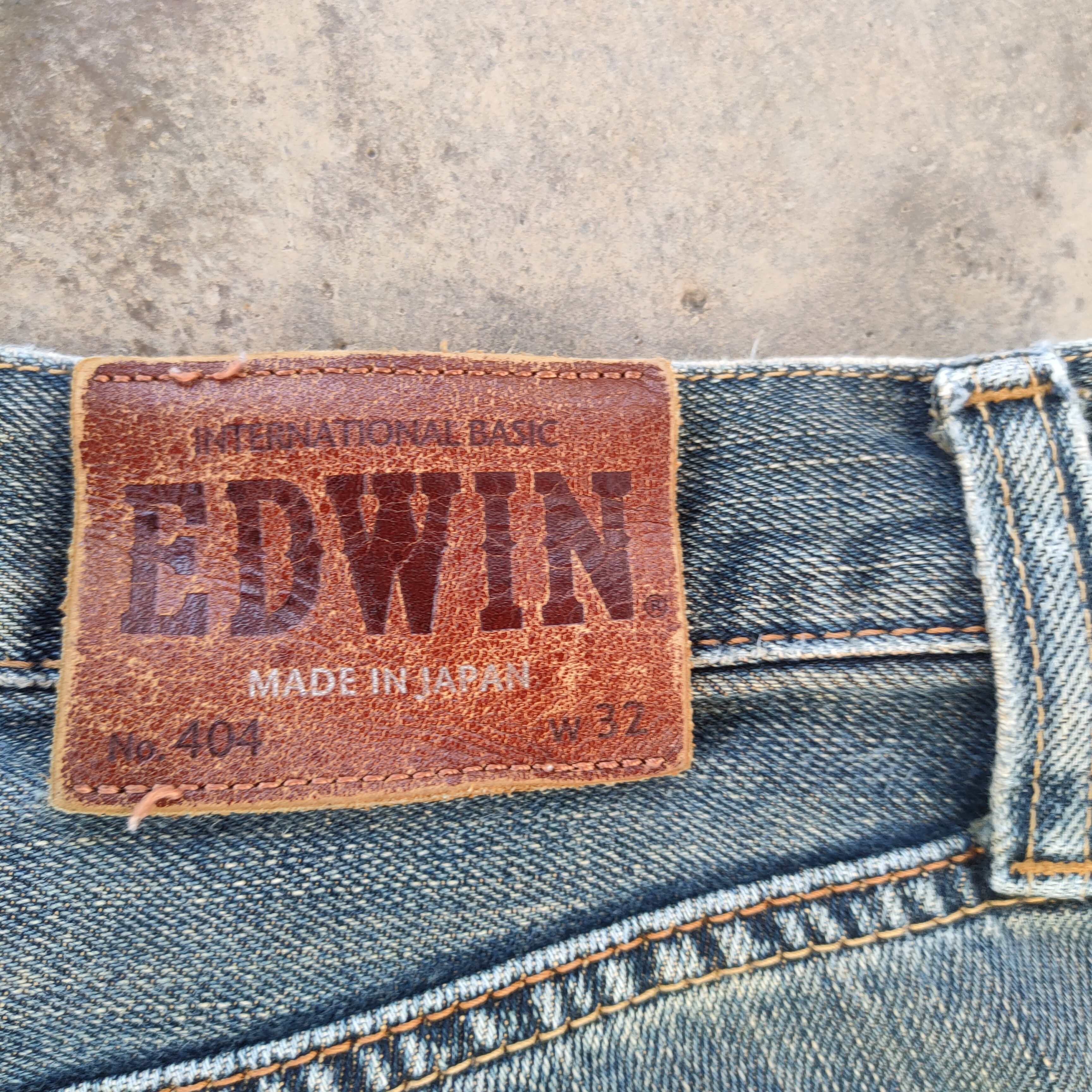 Edwin VINTAGE EDWIN 404 RUSTY FADED JEANS DENIM PANTS Size US 33 - 13 Thumbnail