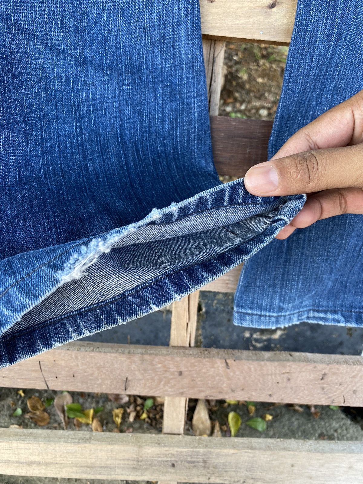 Issey Miyake Vintage Tete Homme By Issey Miyake Denim Pants Size US 32 / EU 48 - 13 Thumbnail