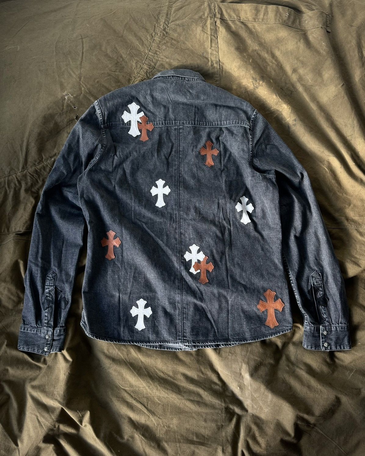 Chrome Hearts Cross Patch shirt Size US XL / EU 56 / 4 - 2 Thumbnail