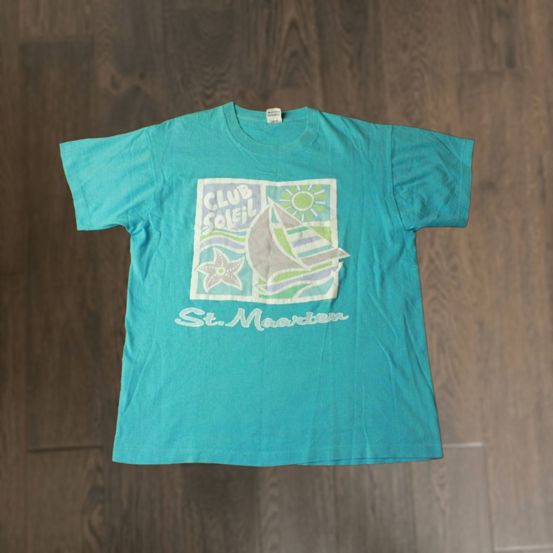 Fruit Of The Loom ST. MAARTEN 1990 VINTAGE SHIRT JERSEY TEE Fruit of the Loom XL Blue Mens 1990s Shirt Size US XL / EU 56 / 4 - 1 Thumbnail