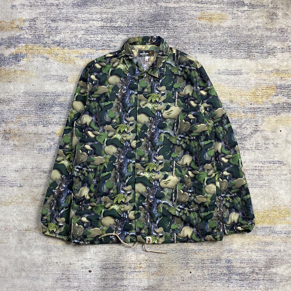 Bape × Nigo Bape camouflage coach jacket Size US M / EU 48-50 / 2 - 1 Thumbnail
