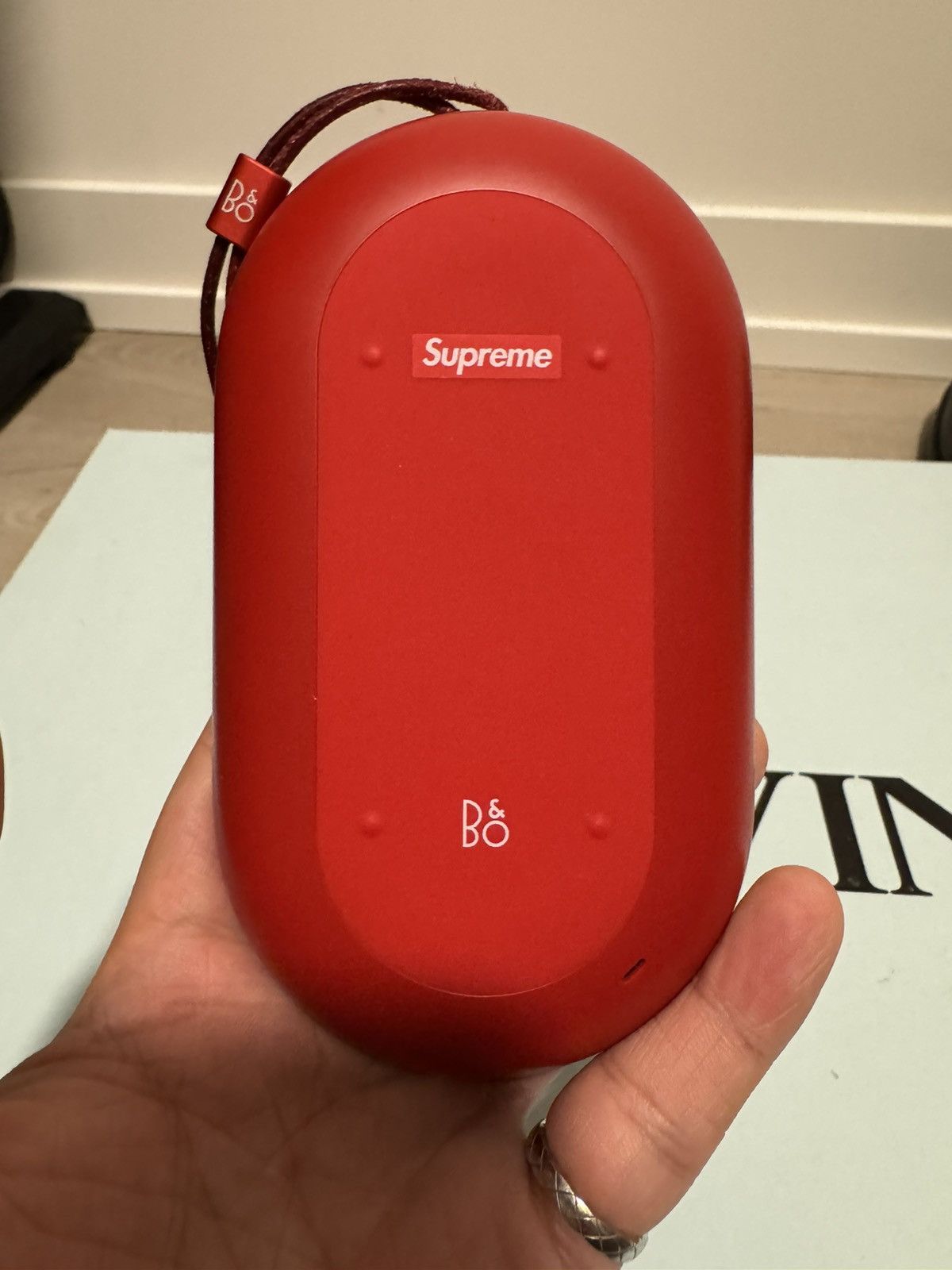 Supreme Supreme X Bang & Olufsen Red P2 Play Speaker Size ONE SIZE - 4 Preview
