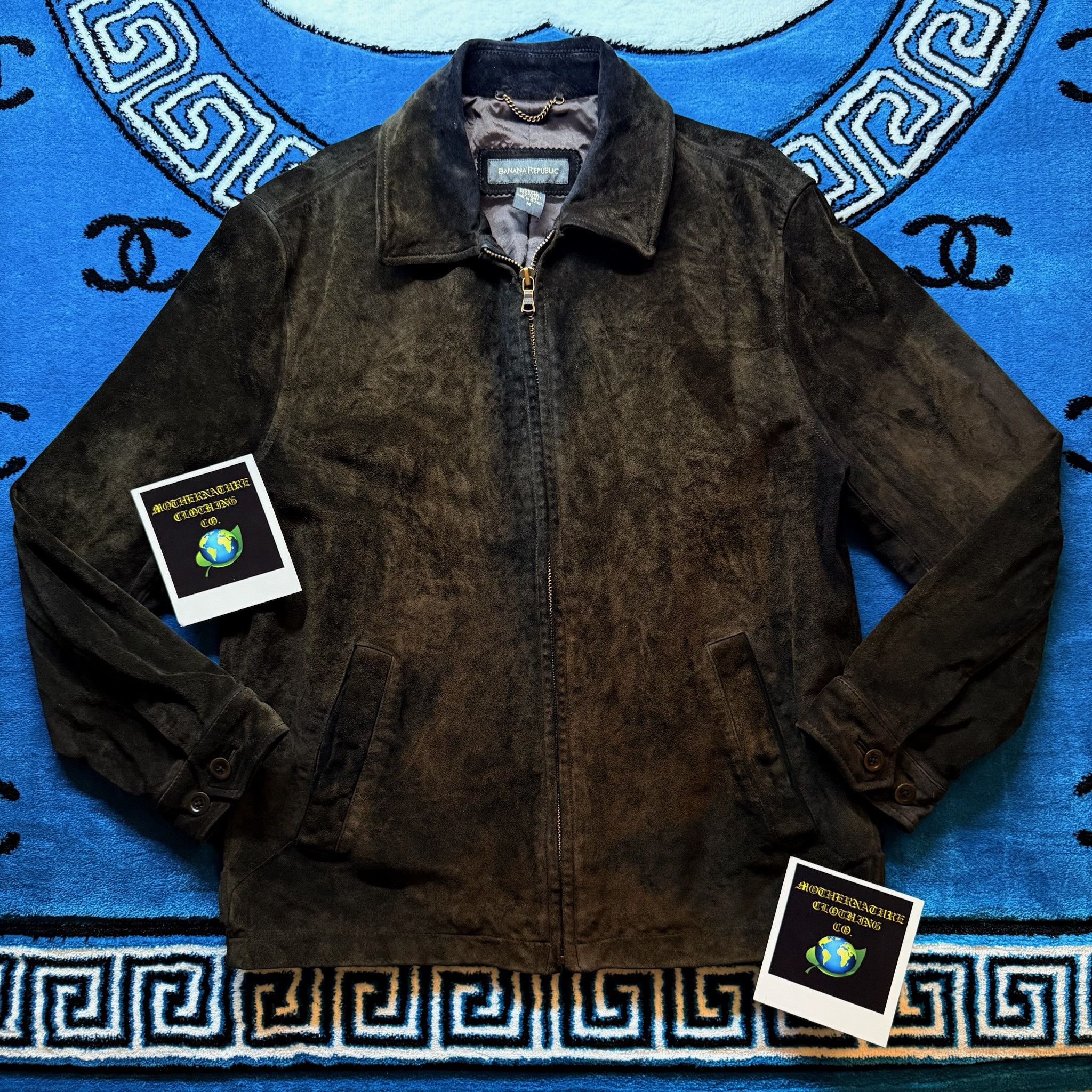 Banana Republic LEATHER X SUEDE COAT L/S JACKET Size US M / EU 48-50 / 2 - 1 Thumbnail