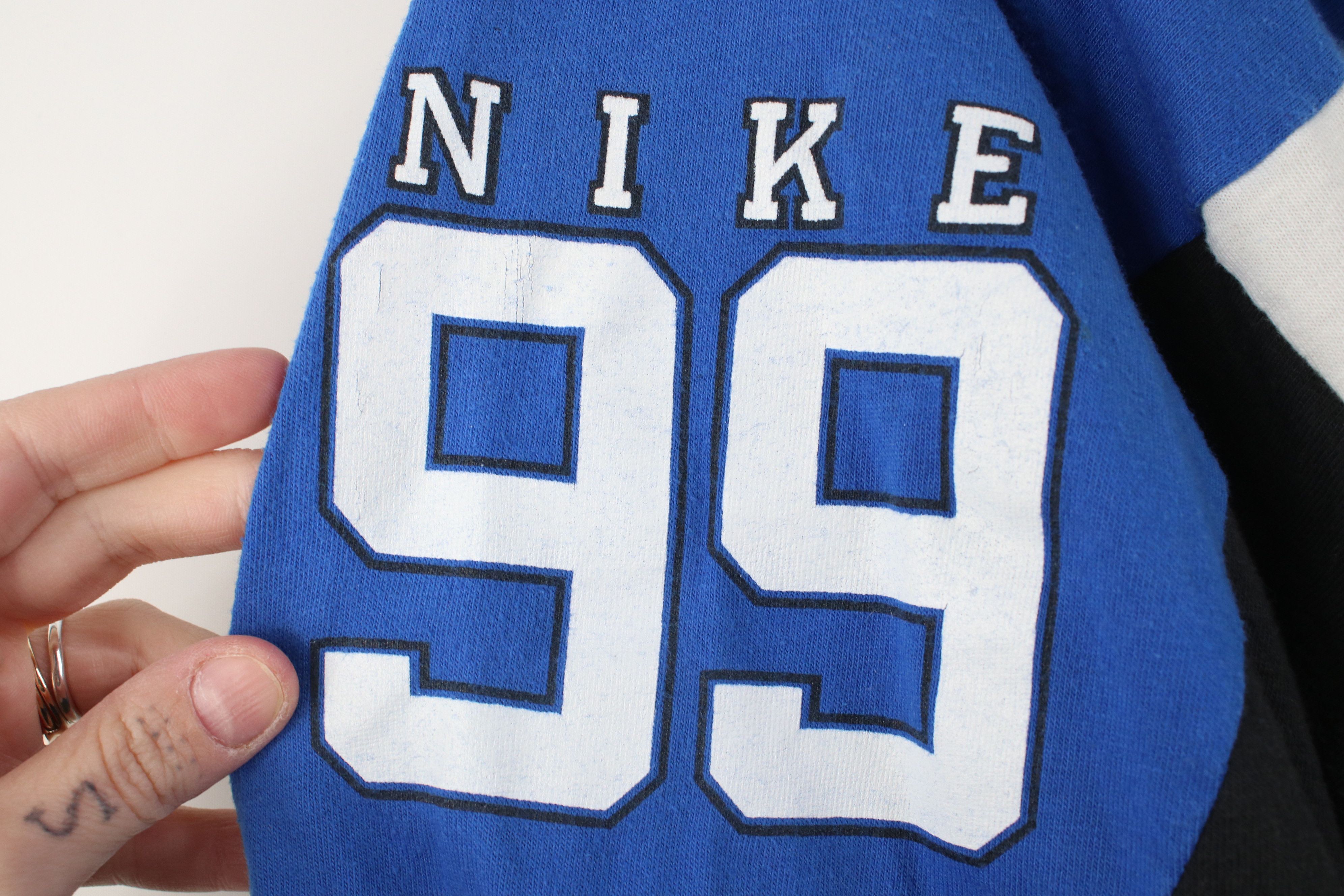 Nike Vintage 90s Nike 3/4 Sleeve Raglan Football Jersey T-Shirt Size US M / EU 48-50 / 2 - 8 Thumbnail