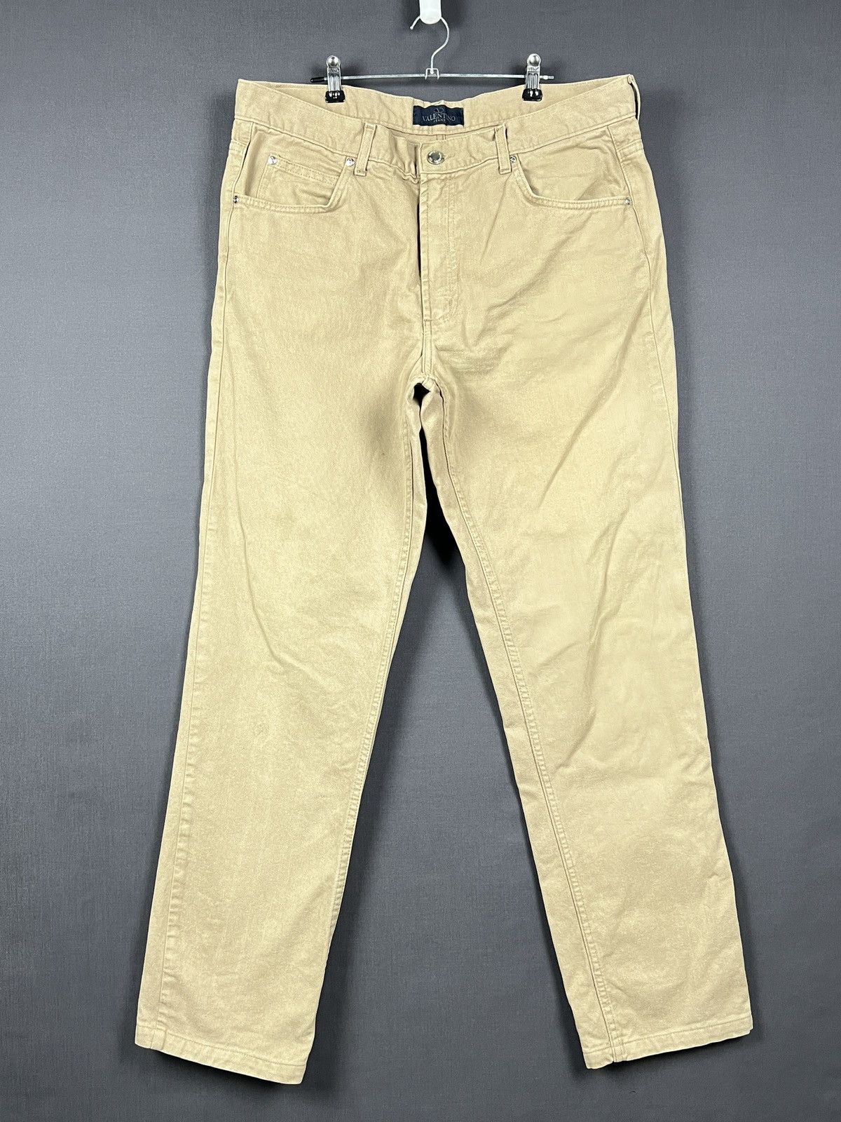 Valentino × Vintage Vintage Valentino Jeans Straight Leg 100% Cotton Size 38 Size US 38 / EU 54 - 4 Thumbnail