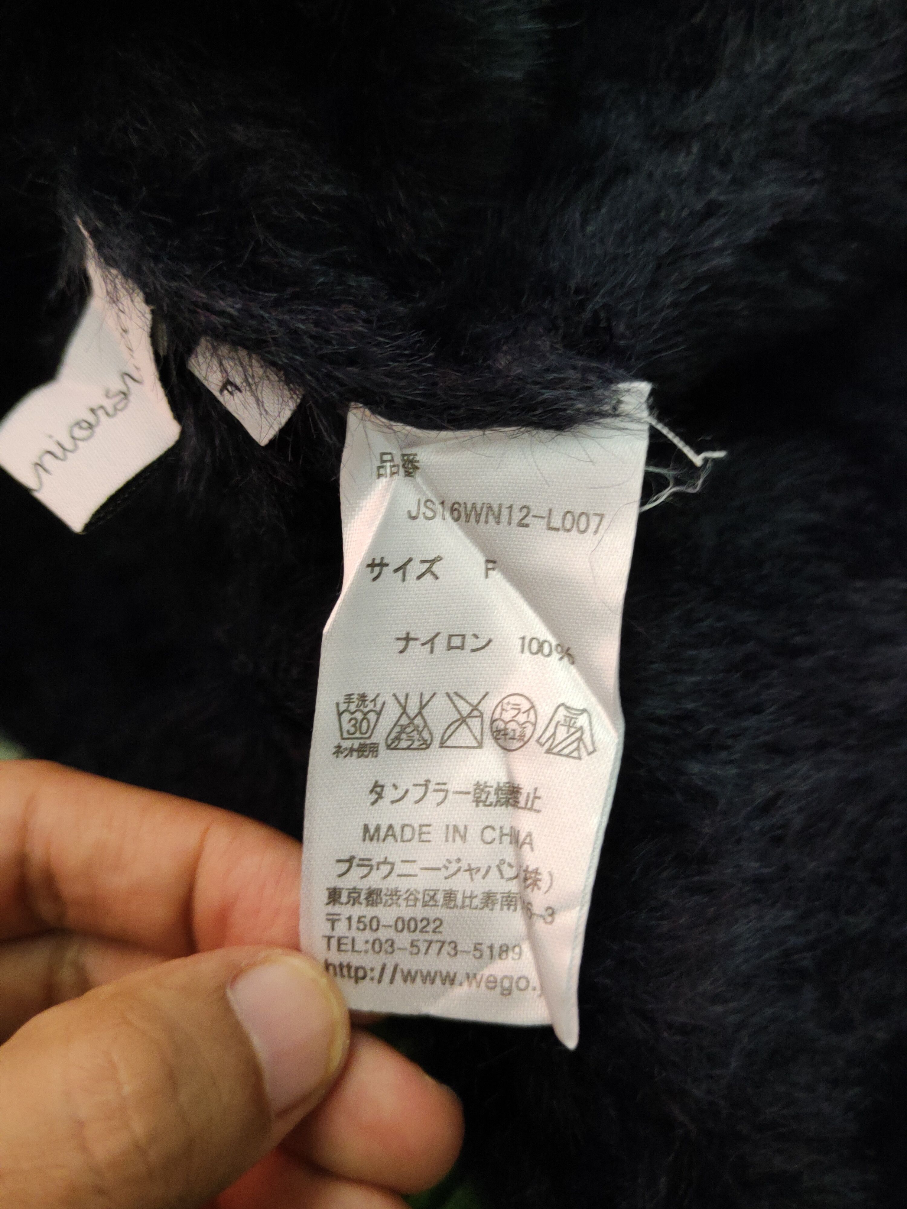Aran Isles Knitwear Juniorsweet Dark Navy Shag Shaggy Fur Mohair Knitwear #S1944 Size M / US 6-8 / IT 42-44 - 11 Thumbnail