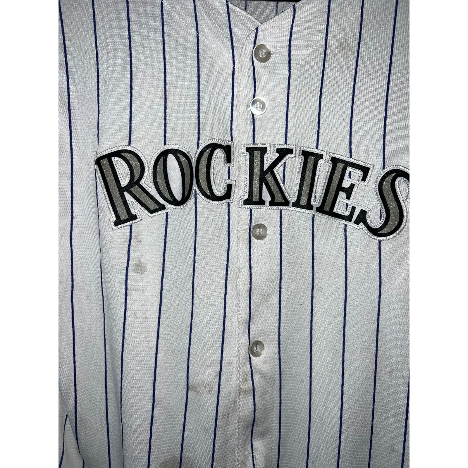 MLB MLB Youth Colorado Rockies #2 Jersey Active Child Large Kids Size L / US 10 / IT 46 - 3 Thumbnail