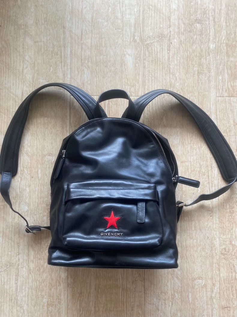 Givenchy Givenchy Red Five-Star Backpack, Full Leather Material Size ONE SIZE - 7 Thumbnail