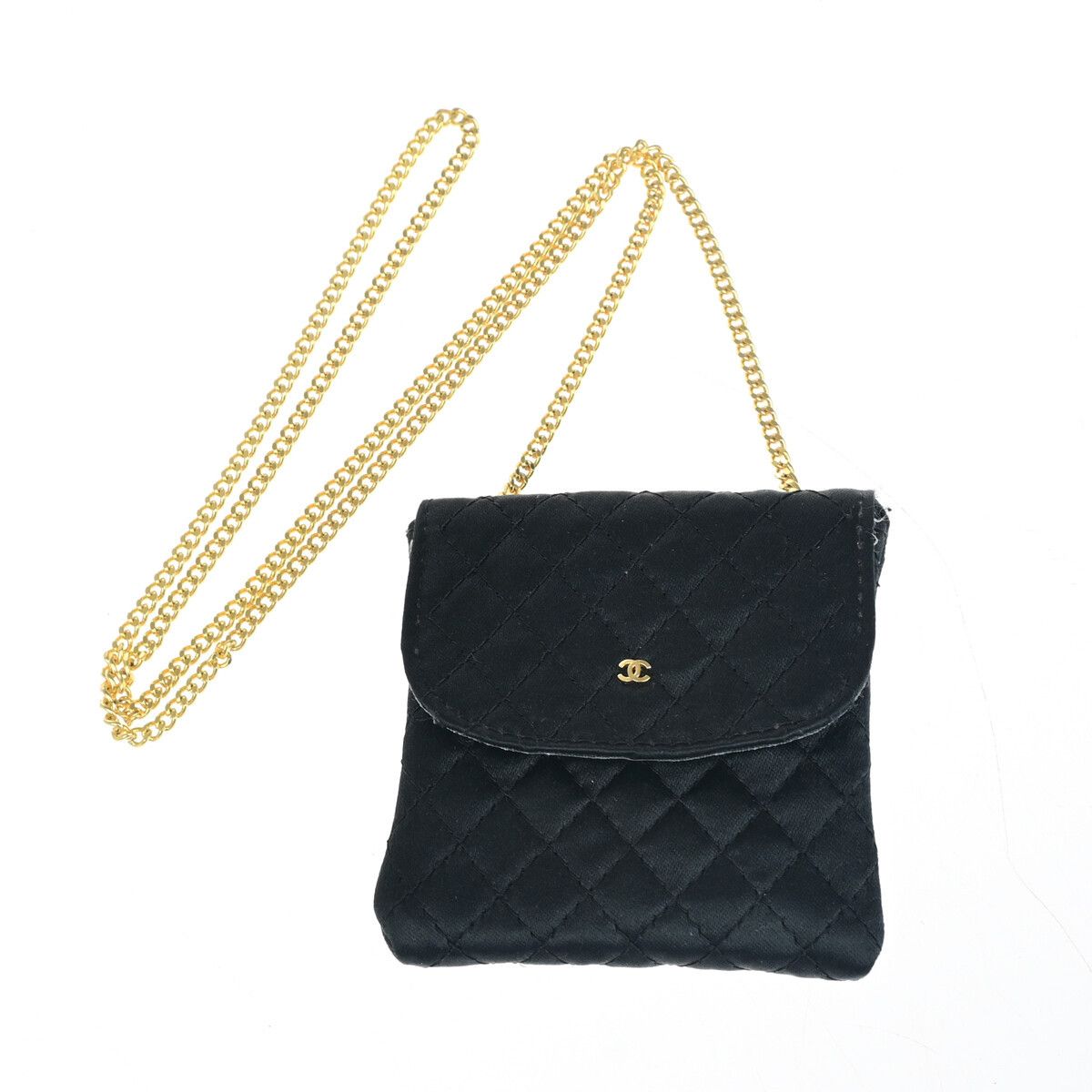 Chanel Chanel CC Logo Micro Matelasse Shoulder Bag Pouch Canvas Size ONE SIZE - 1 Thumbnail
