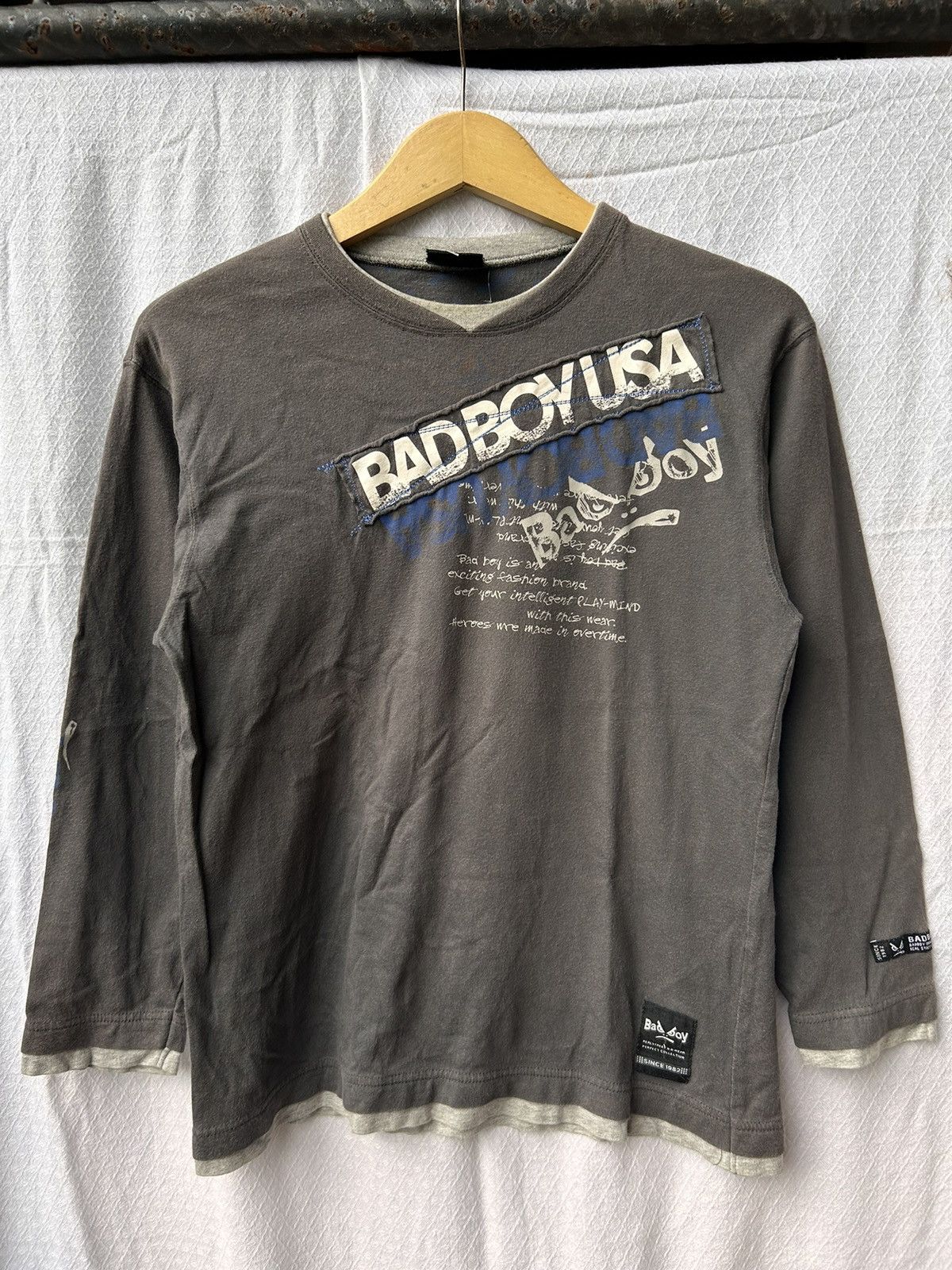 If Six Was Nine Badboy japanese style poem longsleeve Size US S / EU 44-46 / 1 - 1 Thumbnail