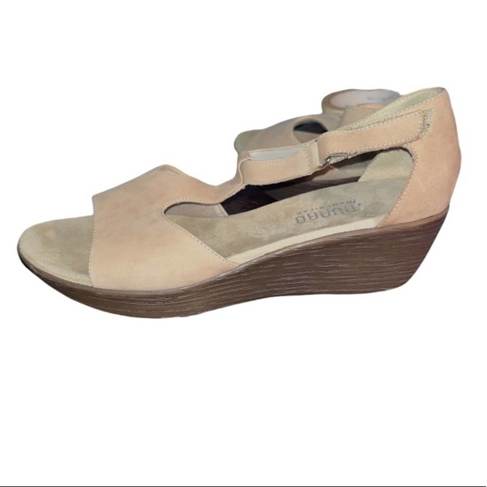 Other Munro Women's Beige Vanna Sandals Size US 9 / IT 39 - 4 Thumbnail