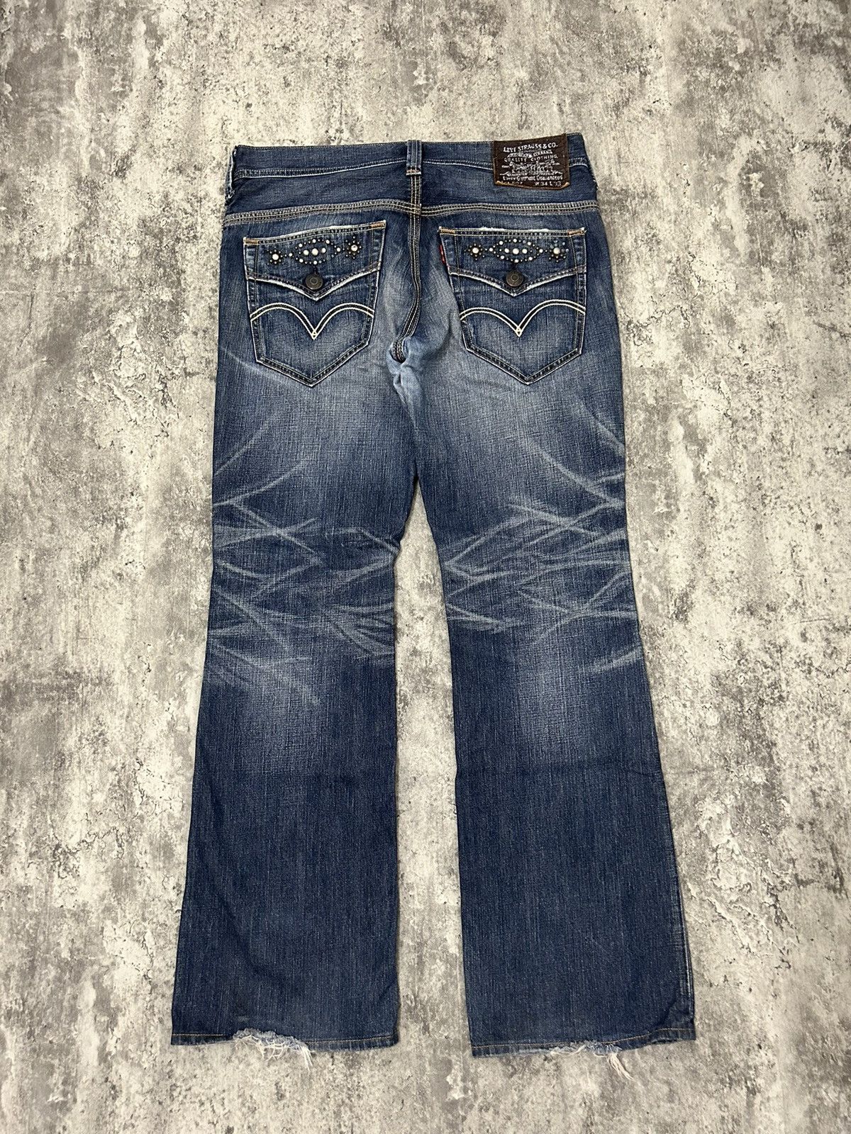 Levi's 90s Levis 507 Vintage Y2K Boot Cut Retro Denim Pants Size US 36 / EU 52 - 1 Thumbnail