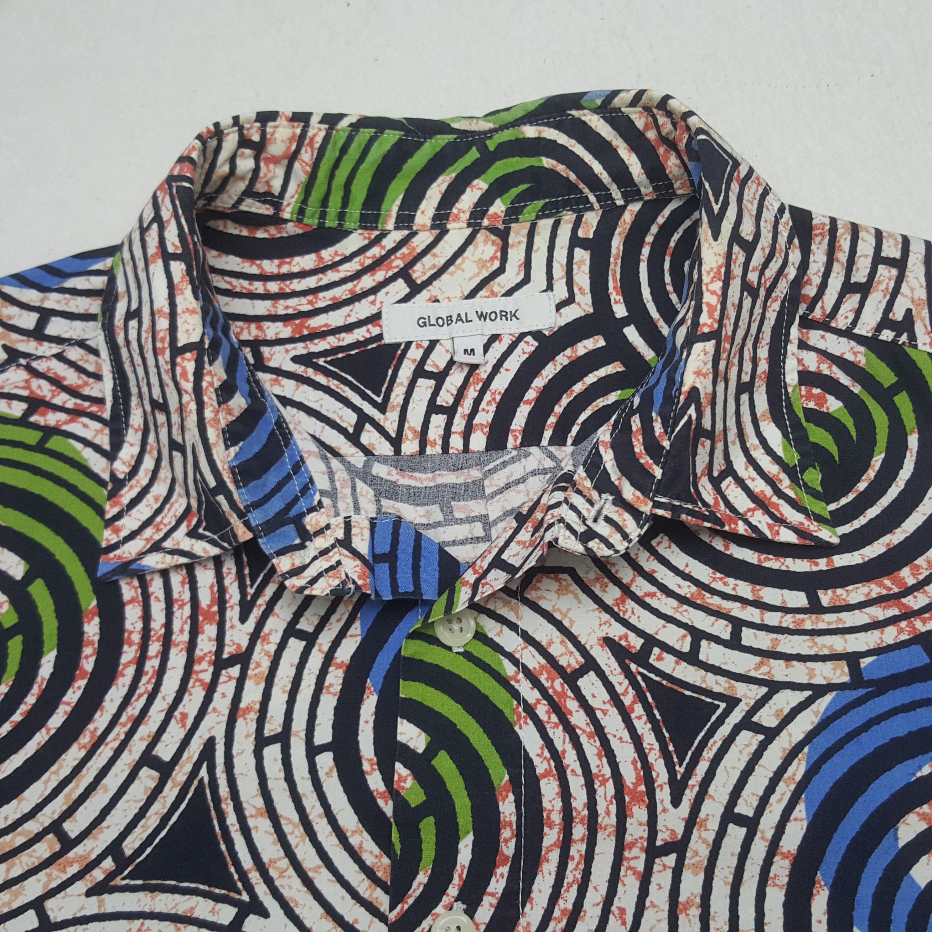 Global Work Vintage Global Work Hawaii Surf Style Shirt Button Up RR17 Size US M / EU 48-50 / 2 - 4 Thumbnail