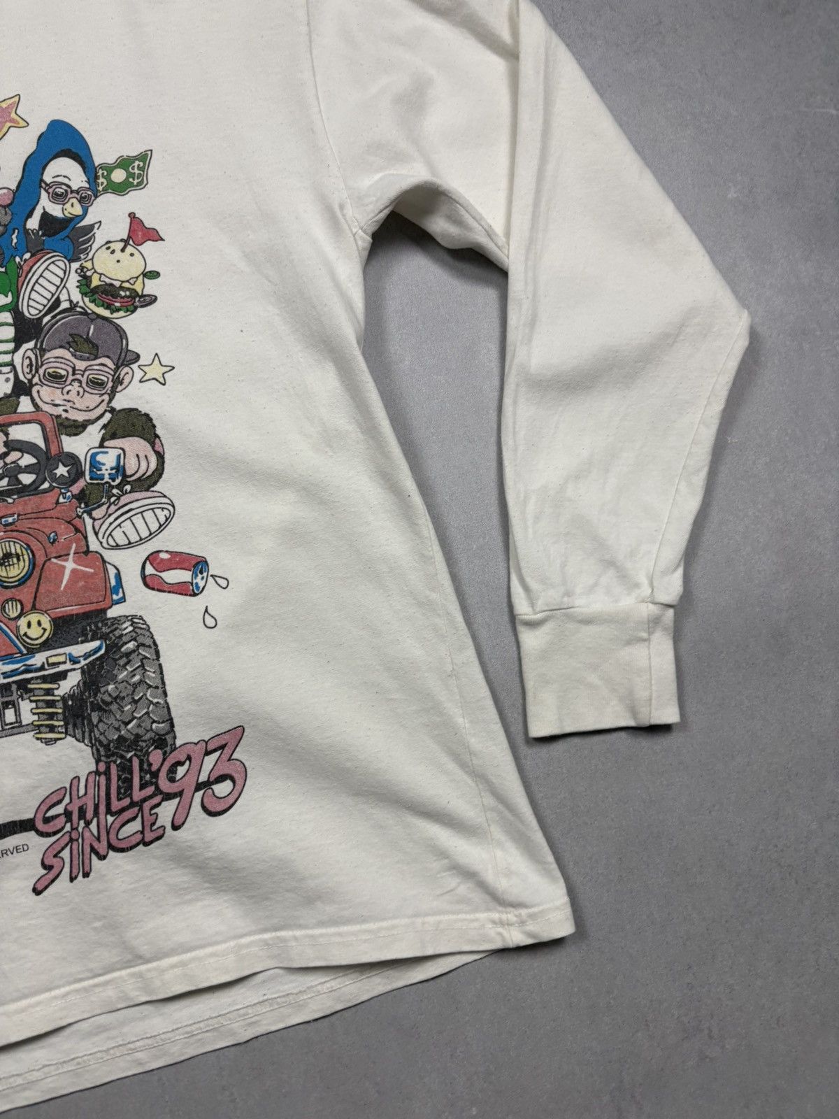 Vintage Vintage Chill Since 1993 Cartoon Graphic Long Sleeve Y2K M Size US M / EU 48-50 / 2 - 5 Thumbnail