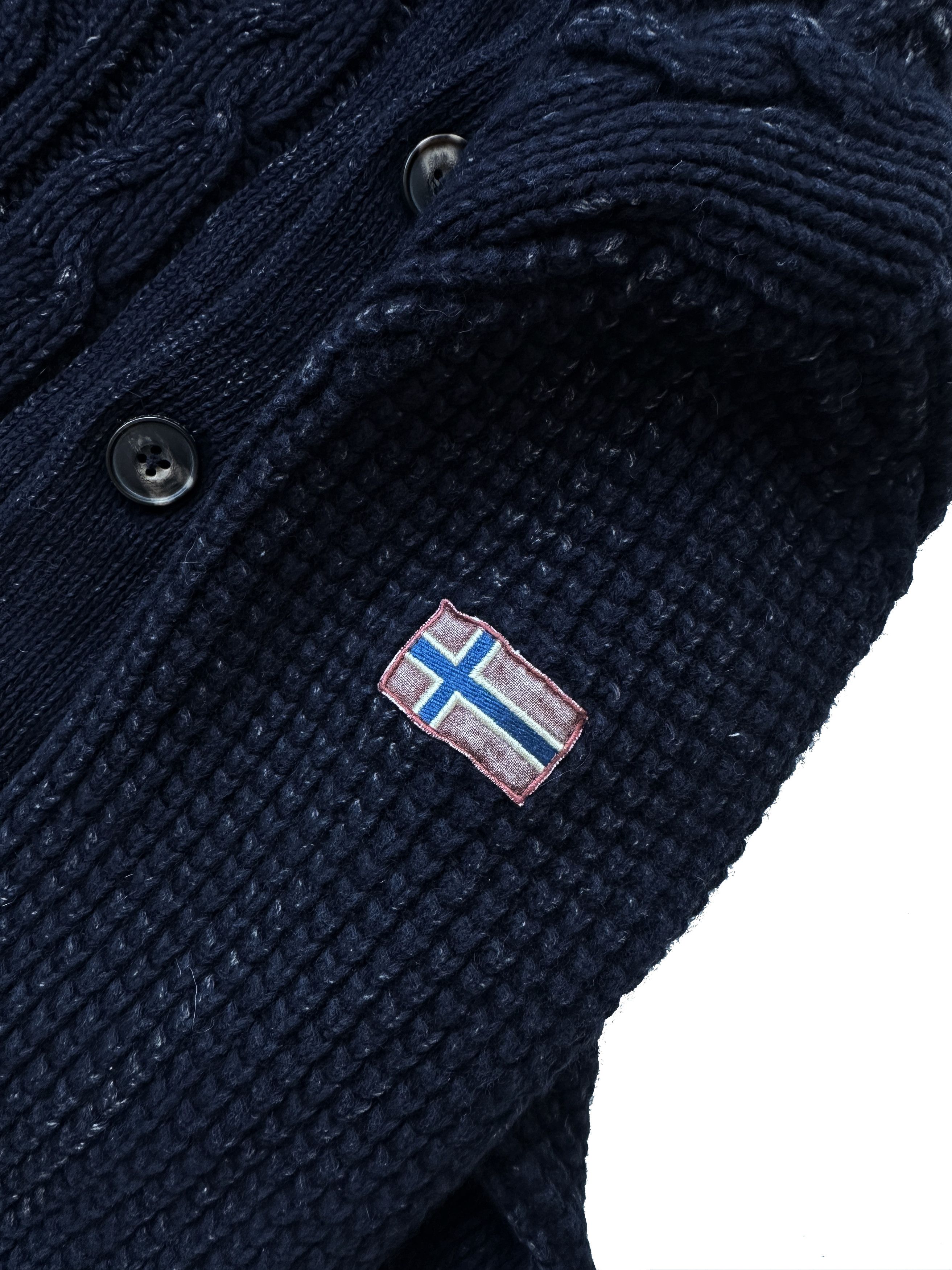 Napapijri Napapirji navy ribbed sweater Size US S / EU 44-46 / 1 - 5 Thumbnail