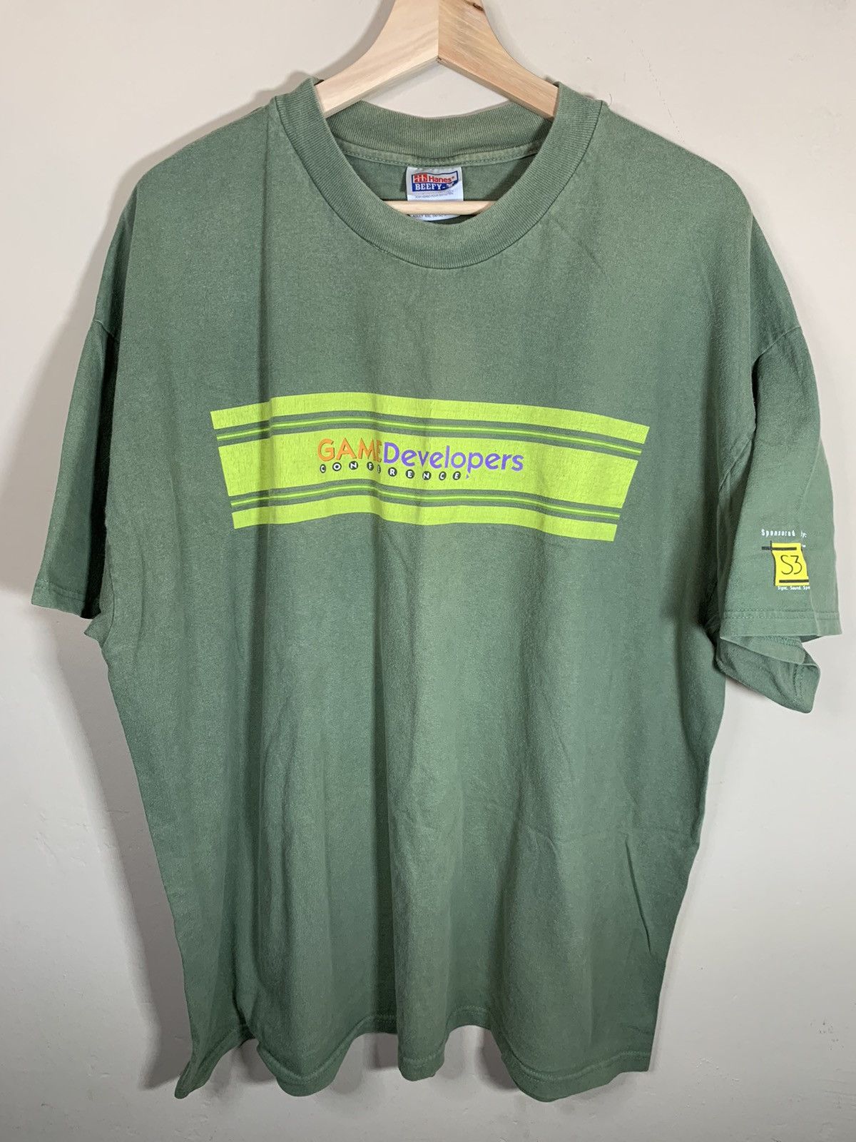 Vintage *RARE* Vintage 90s Game Developers Conference S3 Tech Shirt Size US XXL / EU 58 / 5 - 1 Thumbnail