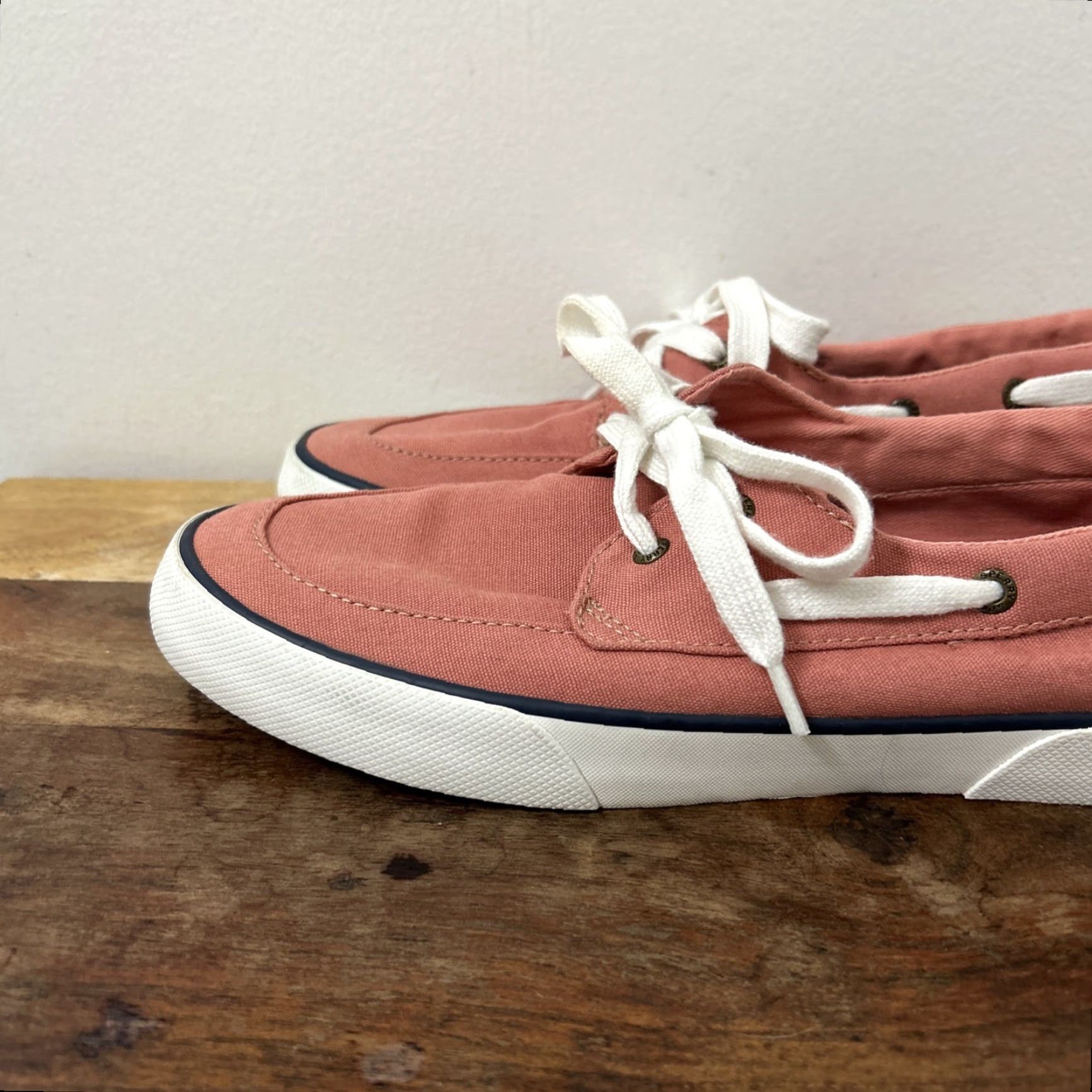 Sperry Sperry Top Sider Womens Pink Canvas 2 Eye Low Top Boat Shoes STS83189 Size 10 Casual Women Comfortable Breathable Rubber Outsole Modern Classic Shoes Size L / US 10 / IT 46 - 6 Thumbnail