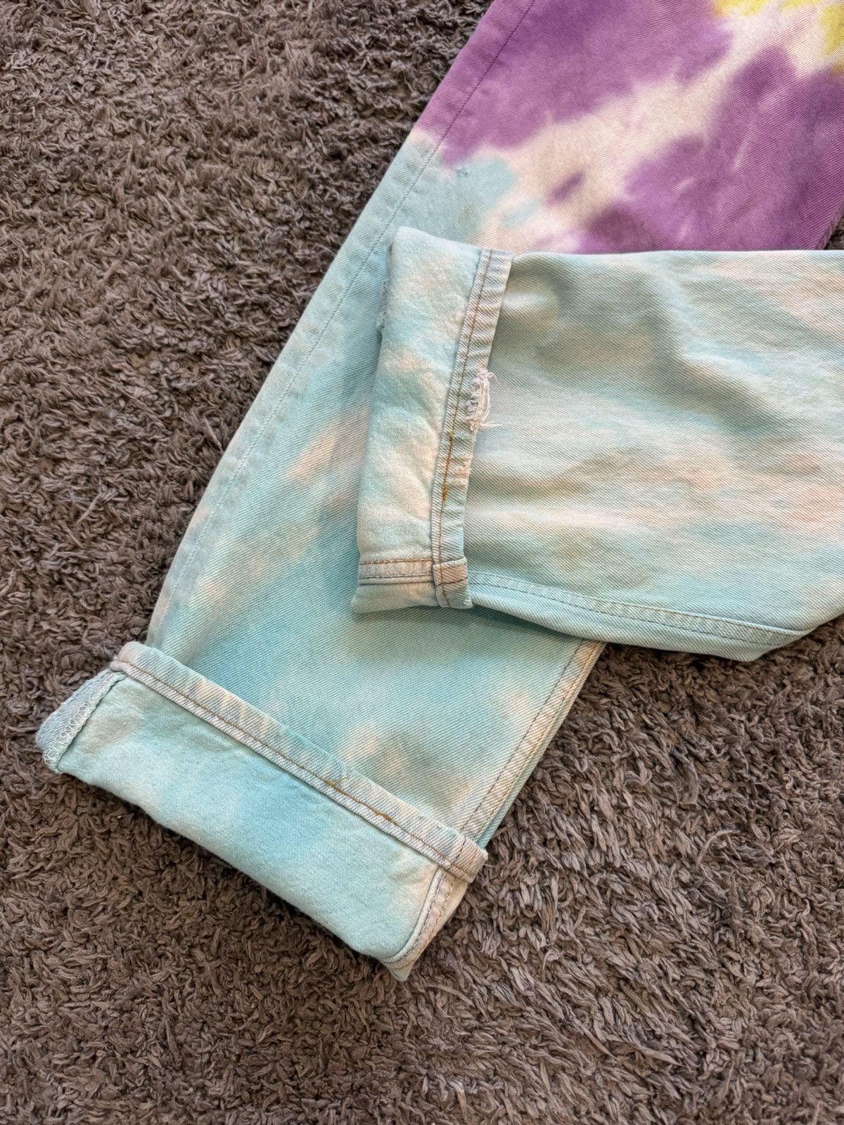 Gallery Dept. Gallery Dept Marley Denim Tye Dye Levi Jeans Size 32 Size US 32 / EU 48 - 13 Thumbnail