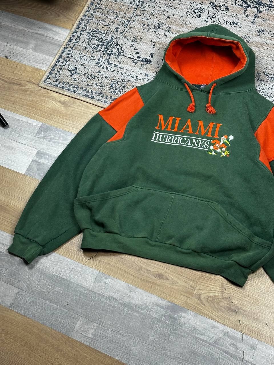 Vintage Vintage Miami Hurricanes Rare Oversized Hoodie Size US XL / EU 56 / 4 - 3 Thumbnail