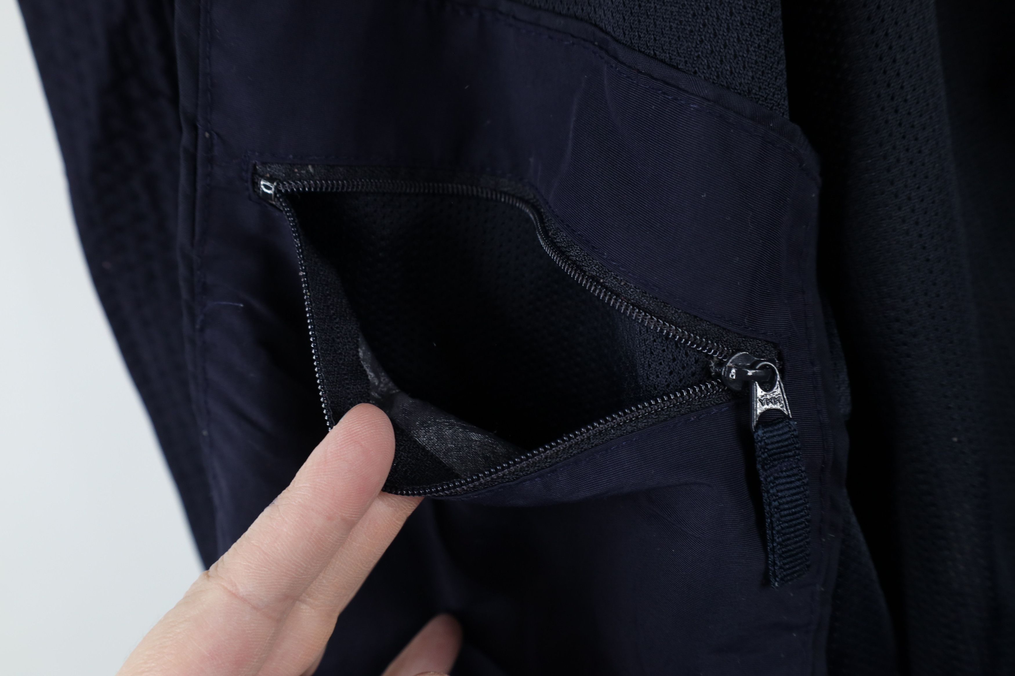 Lands' End × Vintage Vintage 90s Lands End Full Zip Hooded Rain Jacket Navy Blue Size US XL / EU 56 / 4 - 12 Thumbnail
