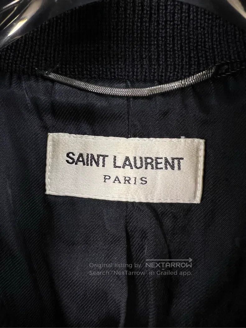 Saint Laurent Paris Saint Laurent Paris Black and white baseball jacket Size US M / EU 48-50 / 2 - 3 Thumbnail