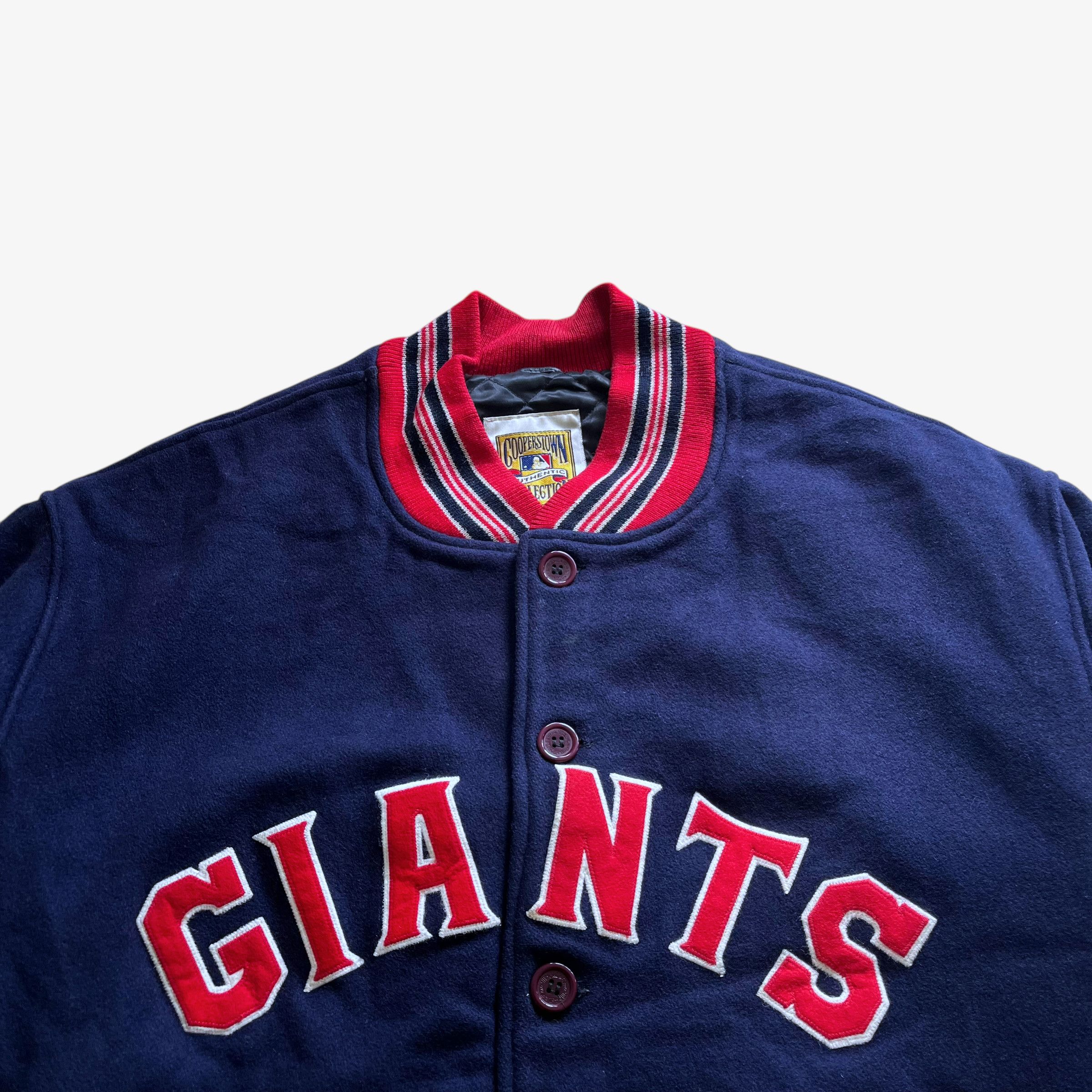 Mitchell & Ness Vintage Mitchell & Ness MLB New York Giants Varsity Jacket Size US XL / EU 56 / 4 - 3 Thumbnail