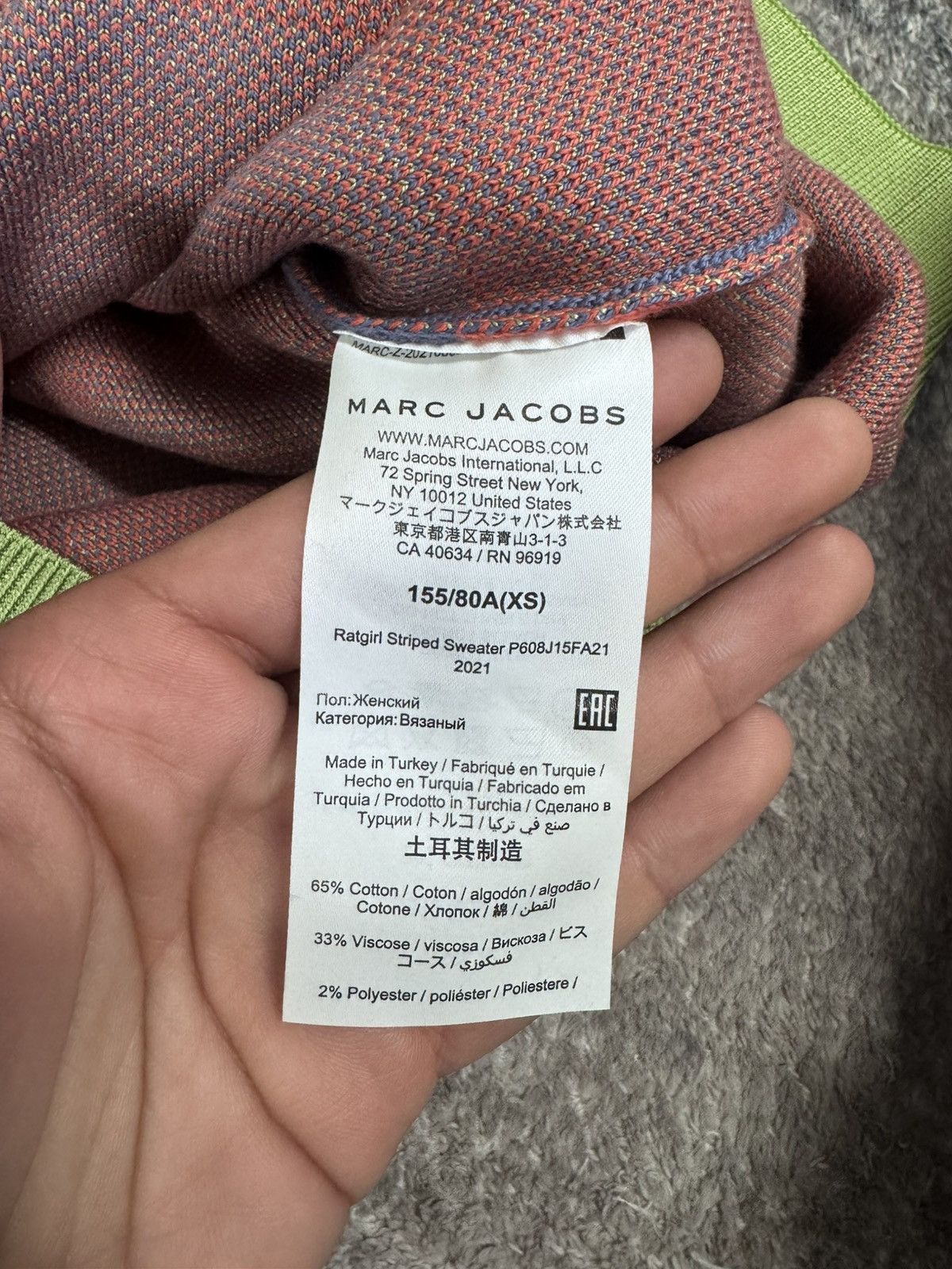 Heaven by Marc Jacobs × Stray Rats Heaven by Marc Jacobs Ratgirl Supercharged Rat Sweater Size US XS / EU 42 / 0 - 6 Thumbnail
