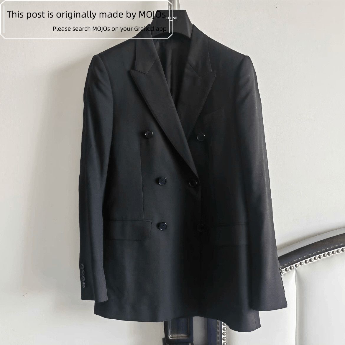 Celine Sz 46 Celine by Hedi 20SS Double Three Button Jacket Size US S / EU 44-46 / 1 - 1 Thumbnail