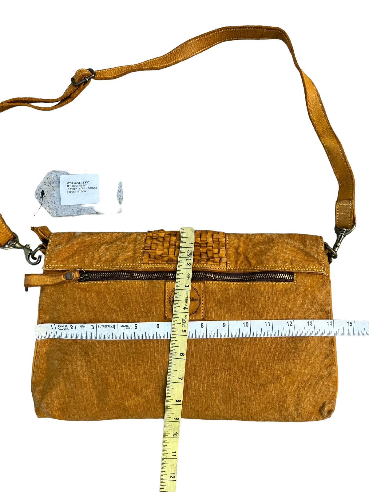 Levi's Joy Walker Plus Japan Hybrid Canvas Patina Leather Bag Size ONE SIZE - 25 Thumbnail