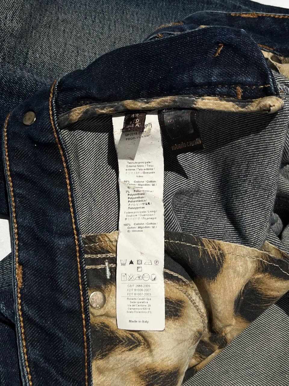 Roberto Cavalli Roberto Cavalli Vintage Flared Rust Wash Low Waisted Jeans Size US 29 - 8 Thumbnail