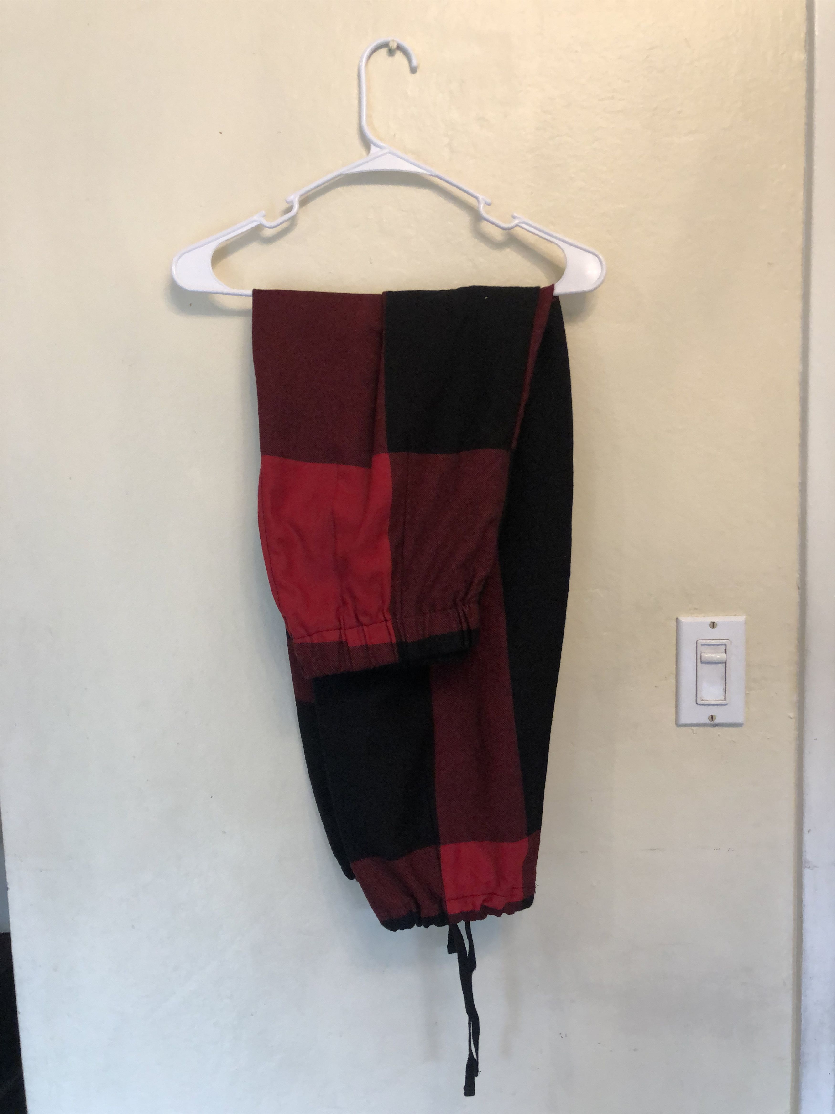 Engineered Garments FWK Balloon Pant (Black Big Plaid Worsted Wool Flannel) Size US 30 / EU 46 - 2 Thumbnail