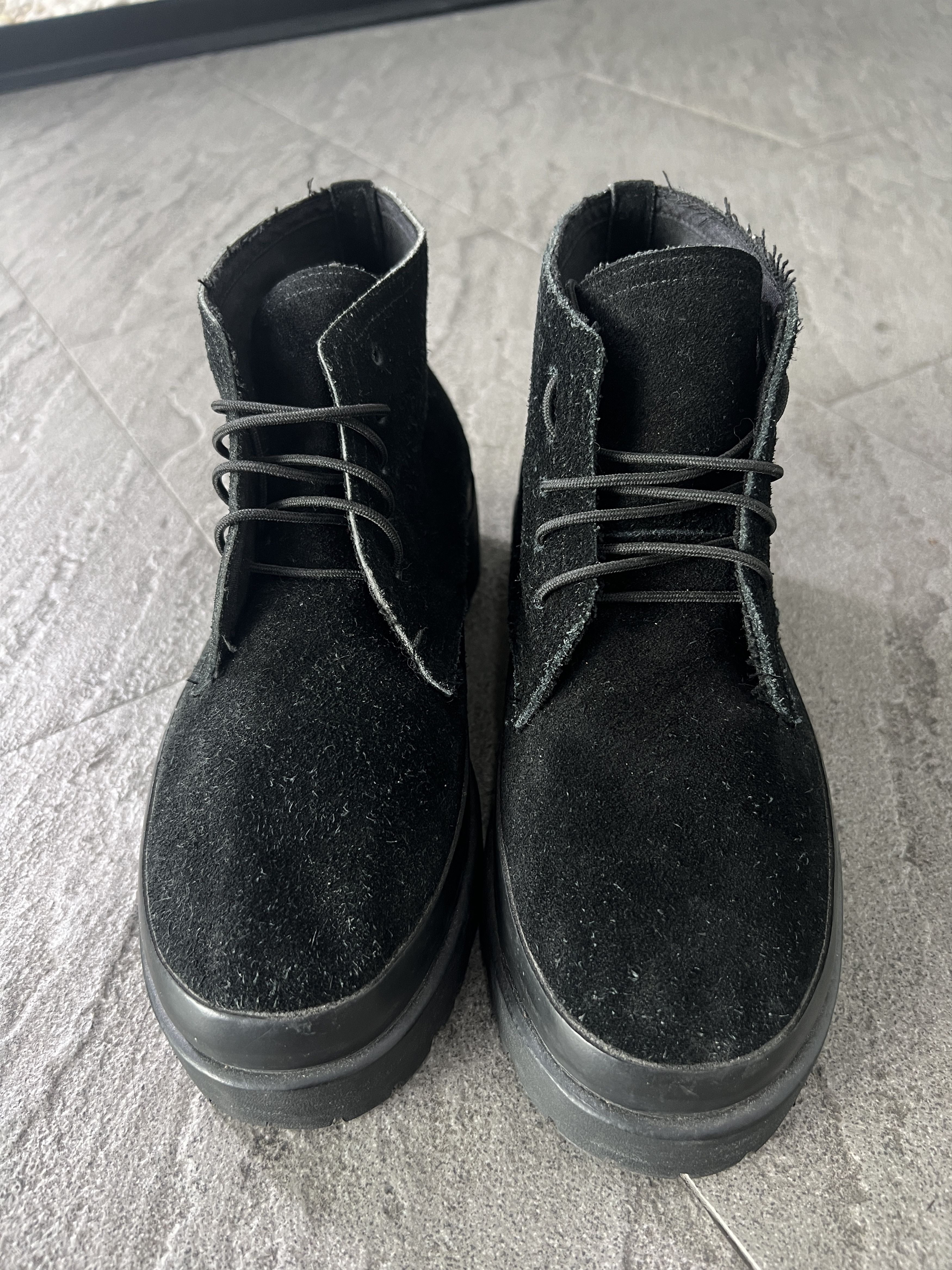 Comme des Garcons Comme des Garçons Homme Suede Chukka Boots Black 24.5cm Size US 8.5 / IT 38.5 - 4 Thumbnail