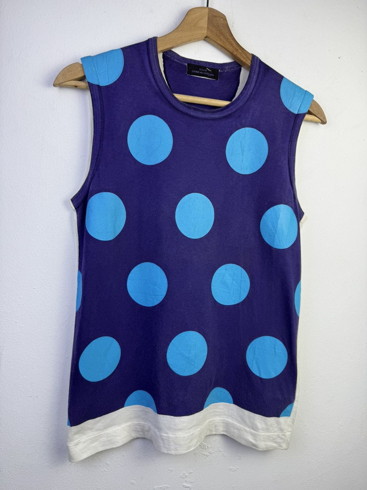 Comme des Garcons AD2003 Comme des Garçons polka dot tank top. Size M / US 6-8 / IT 42-44 - 2 Thumbnail