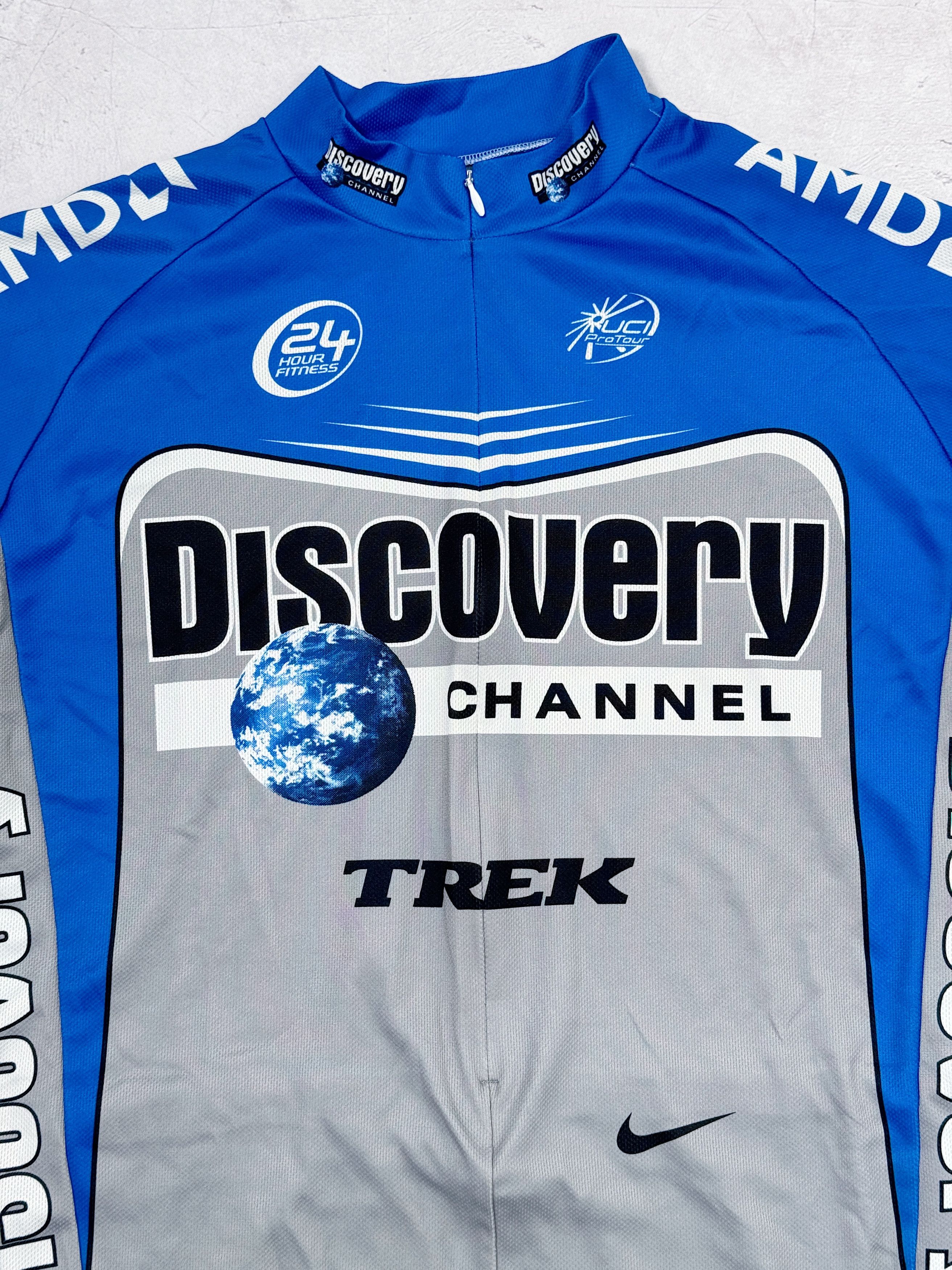 Nike Nike Discovery Cycling Jersey Trek 24 Hour Fitness AMD Size US M / EU 48-50 / 2 - 3 Thumbnail