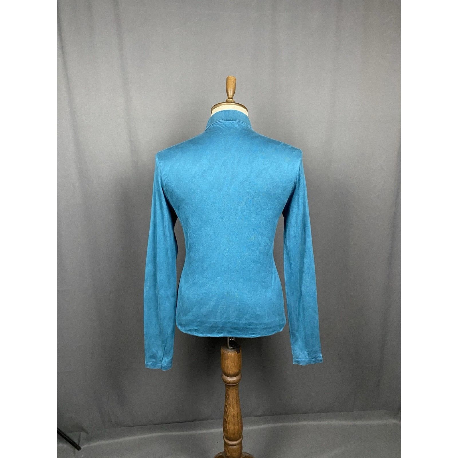 Versace Versace Collection Men's Turquoise Green Collared Polo Sweat Size US L / EU 52-54 / 3 - 7 Thumbnail