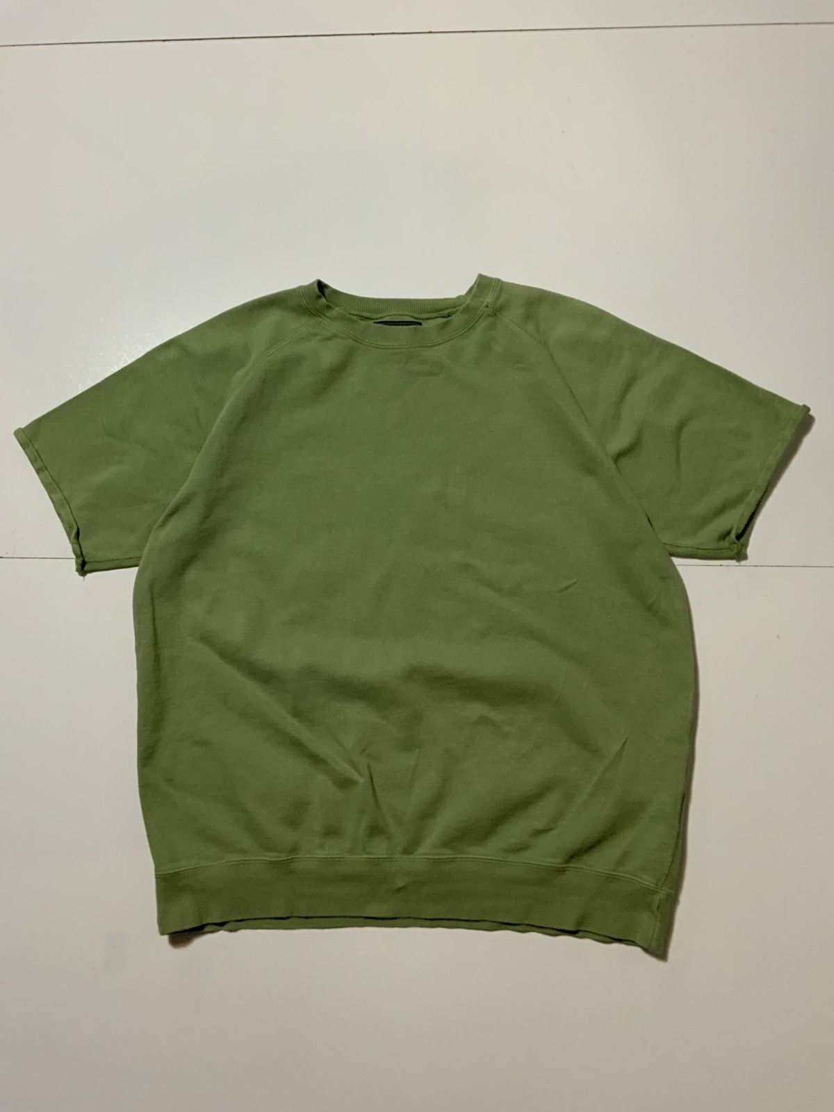 Beams Plus Beams Plus Made In Japan Green Terry Fleece S/S Sweatshirt Size US M / EU 48-50 / 2 - 1 Thumbnail