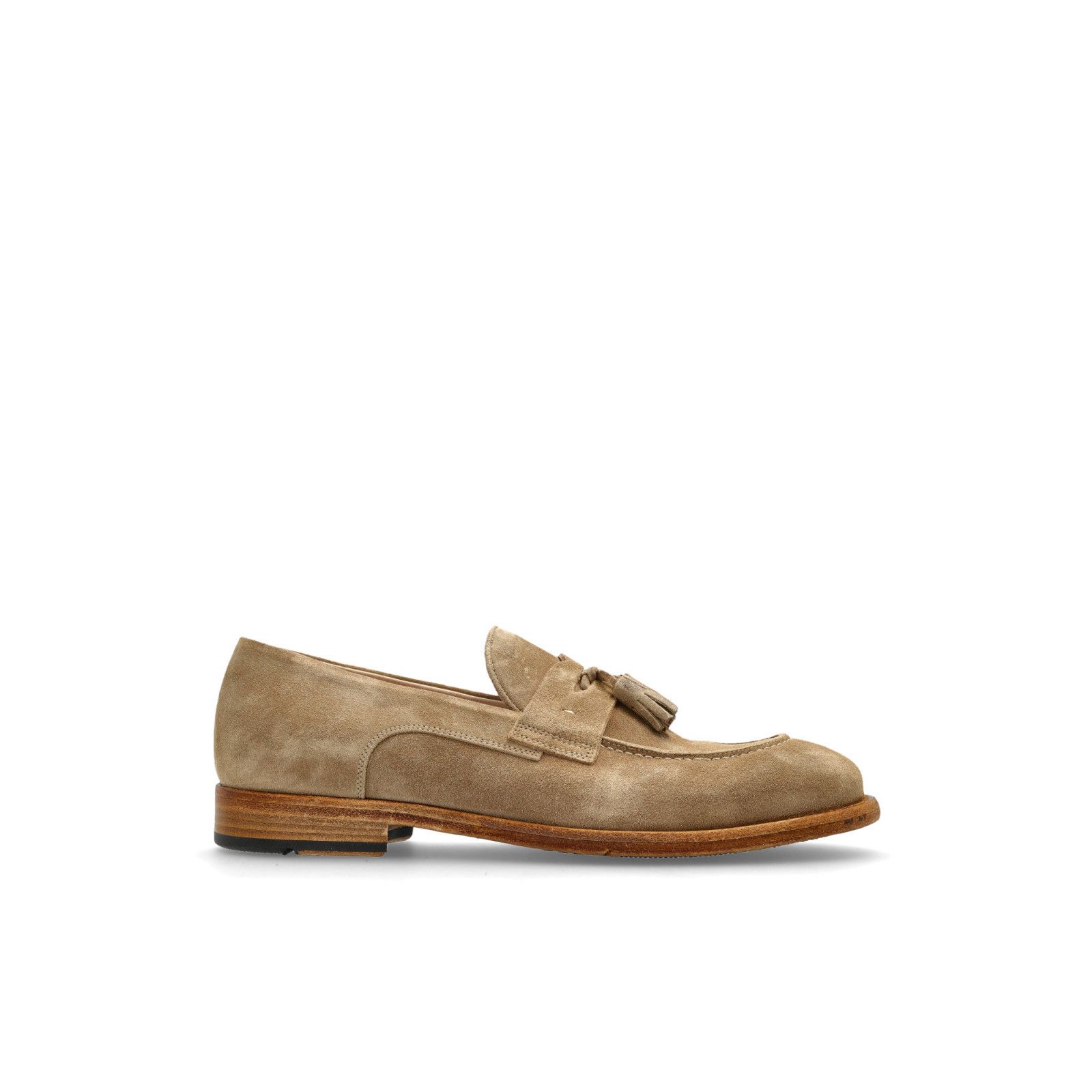 Eleventy ELEVENTY Beige Suede Loafers New & Authentic (Men's size:9;) Size US 9 / EU 42 - 1 Thumbnail